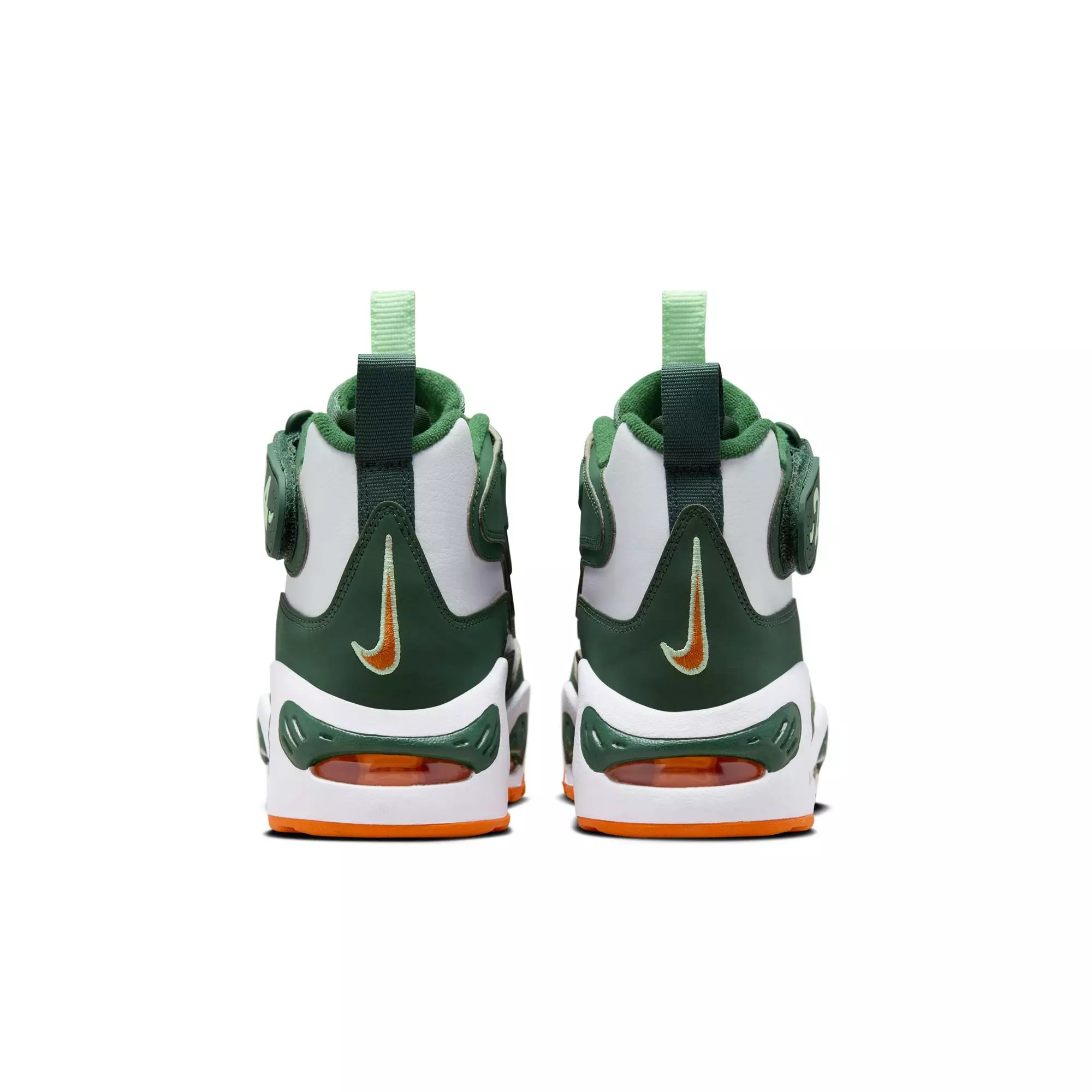 Nike Air Griffey Max 1 "Fir/Bright Mandarin/White/Vapor Green" Grade School Boys' Shoe - WHITE/GREEN/ORANGE
