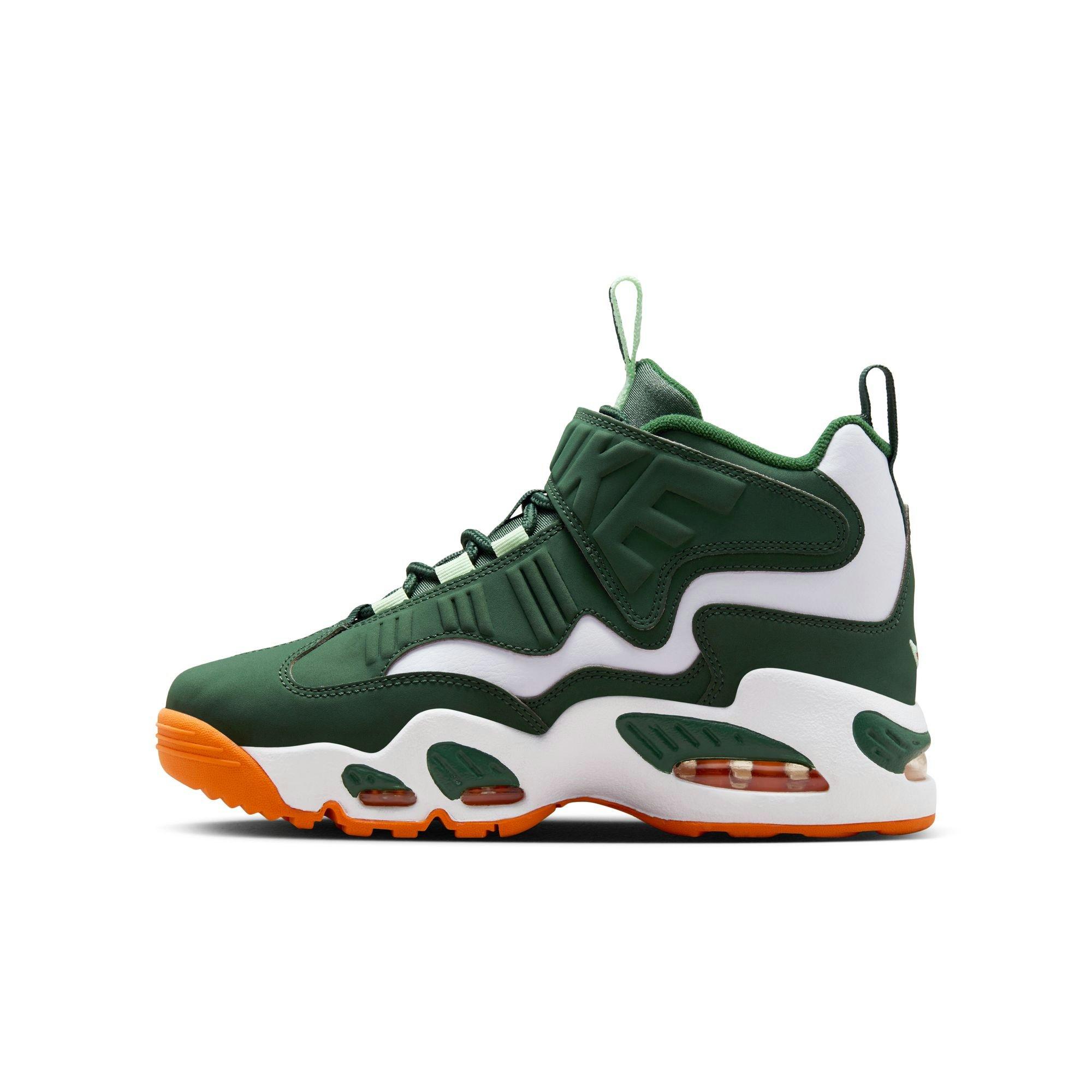 Nike Air Griffey Max 1 Grade School Boys' Fir/Bright Mandarin/White/Vapor Green Shoe