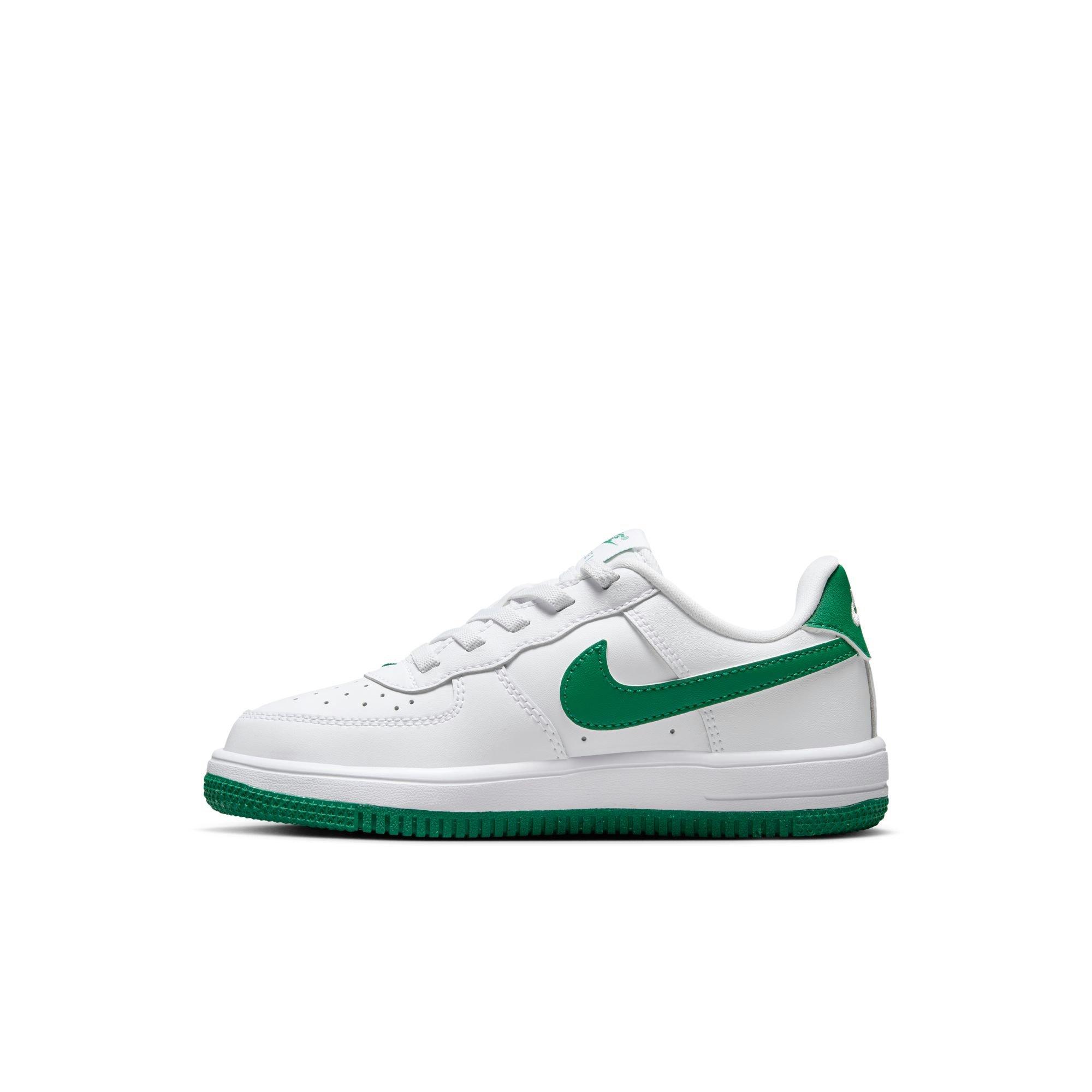 Nike Air Force 1 EasyOn Preschool Boys' White/Malachite Shoe