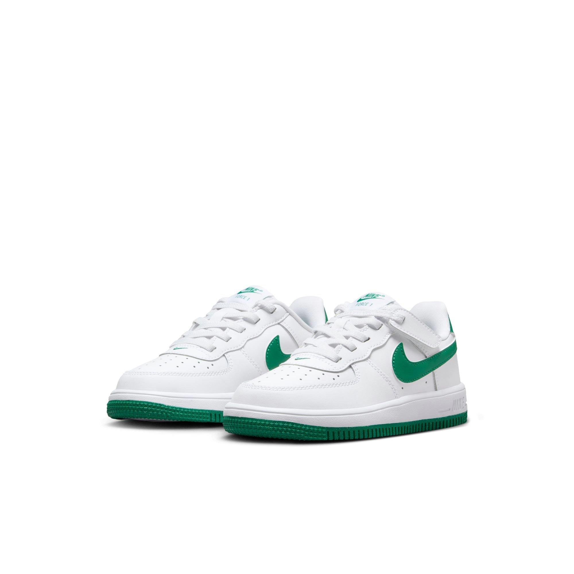 Nike Air Force 1 EasyOn Preschool Boys' White/Malachite Shoe