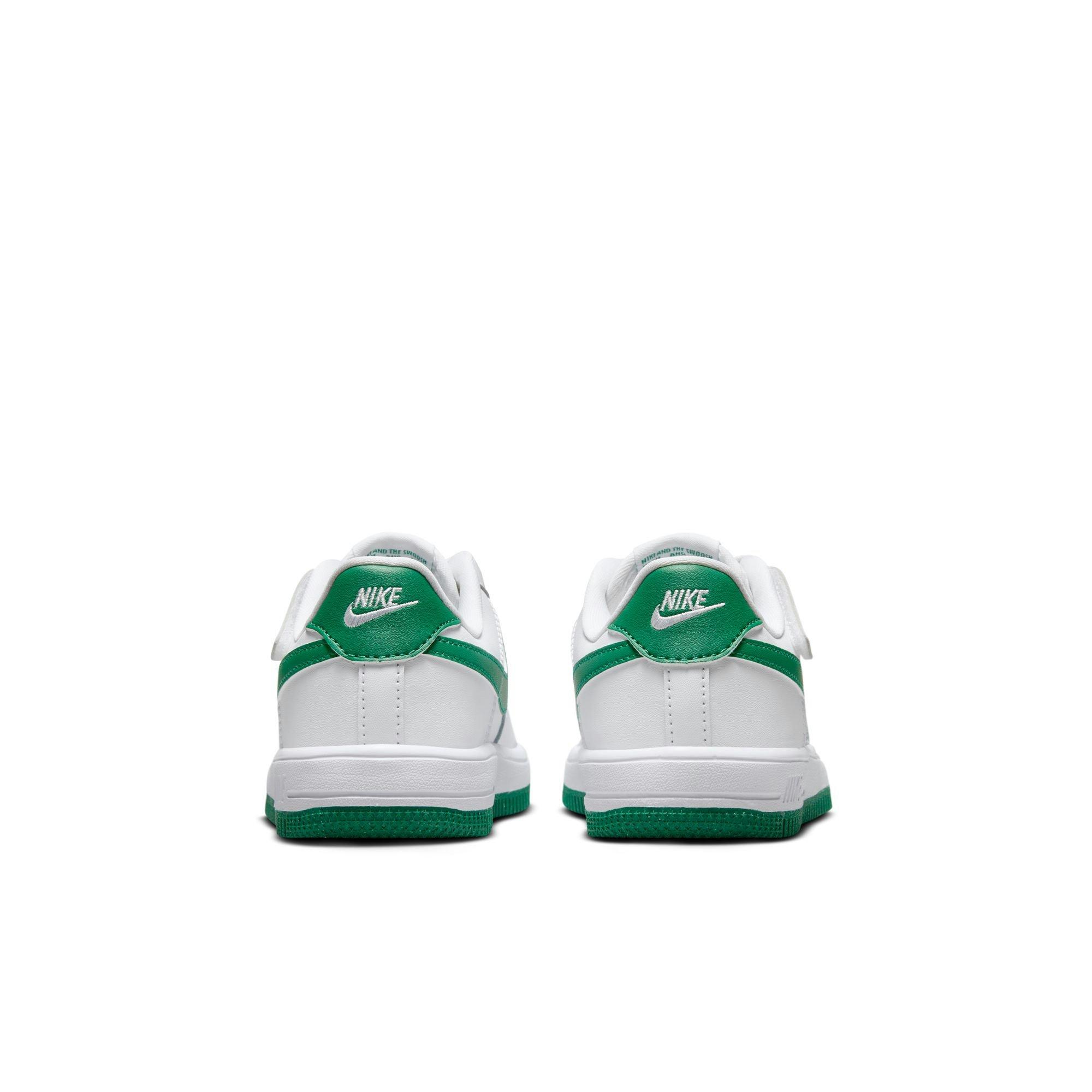 Nike Air Force 1 EasyOn Preschool Boys' White/Malachite Shoe