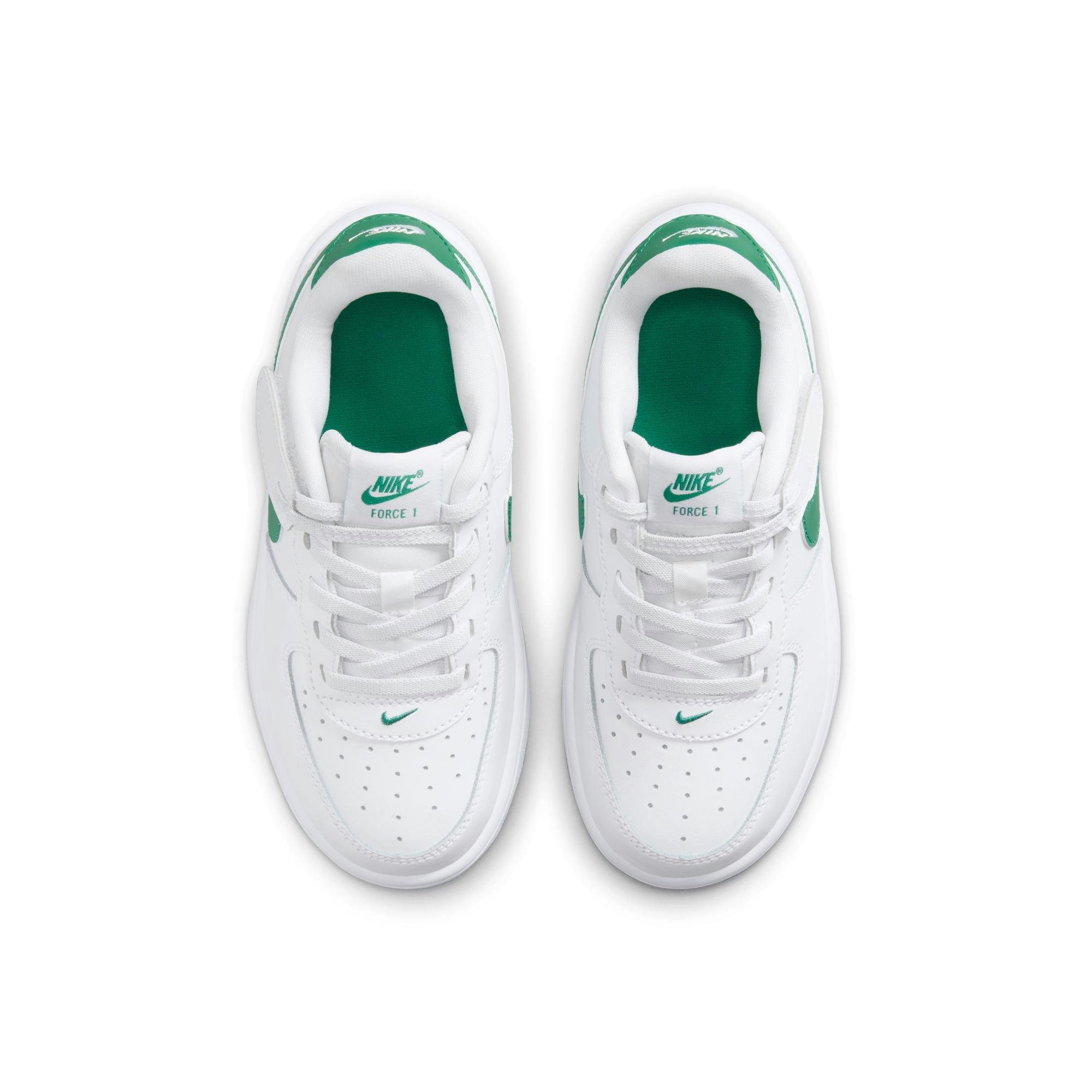 Nike Air Force 1 EasyOn Preschool Boys' White/Malachite Shoe