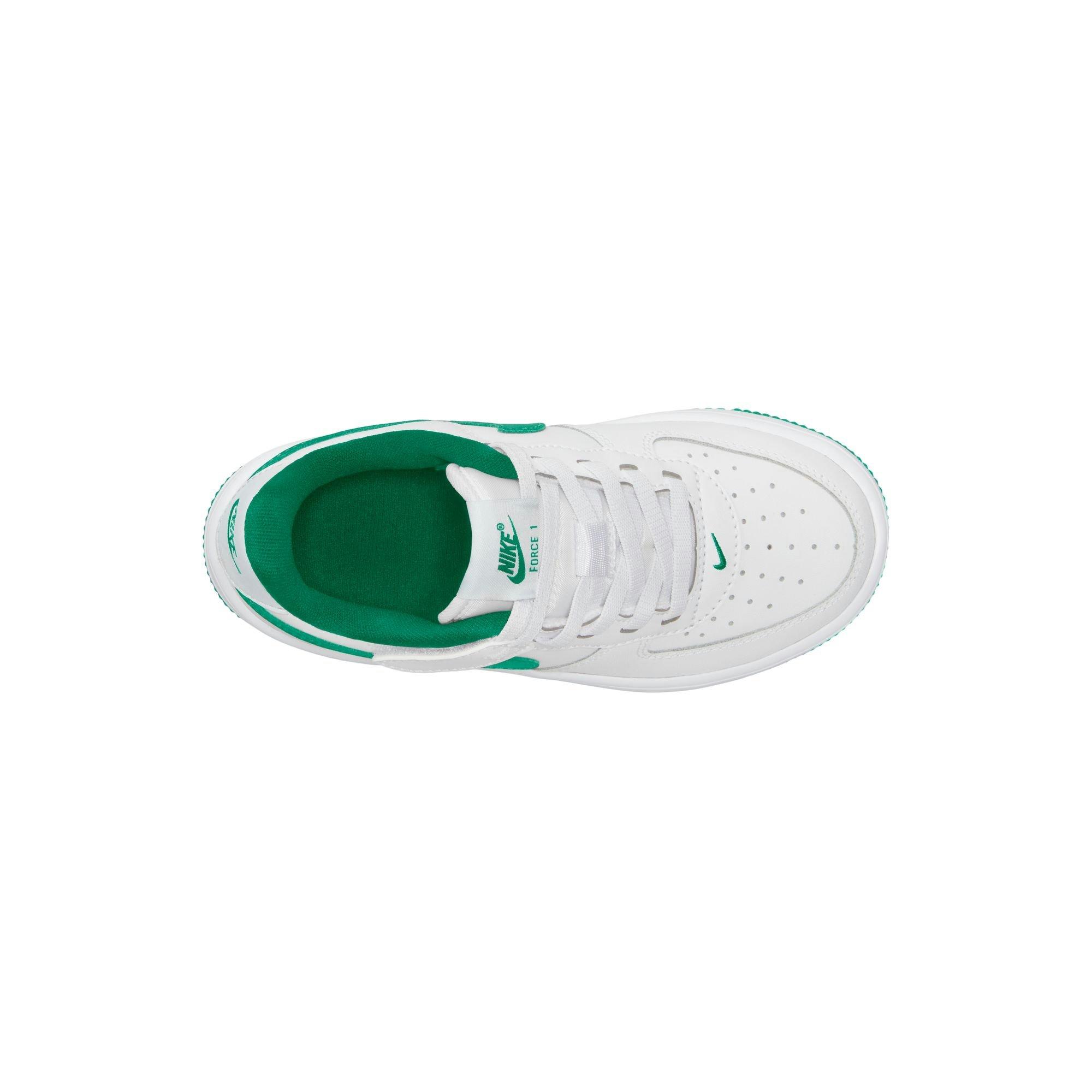 Nike Air Force 1 EasyOn Preschool Boys' White/Malachite Shoe