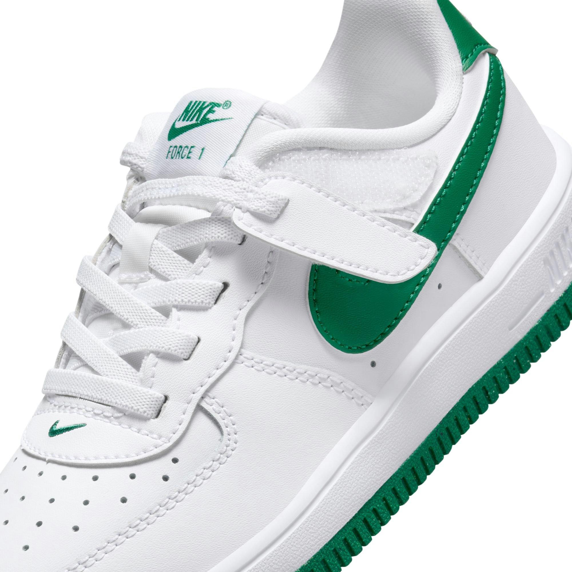 Nike Air Force 1 EasyOn Preschool Boys' White/Malachite Shoe