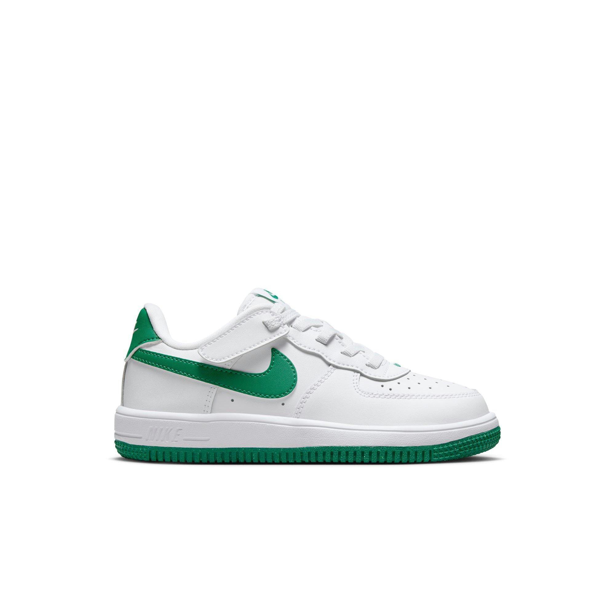 Nike Air Force 1 EasyOn Preschool Boys' White/Malachite Shoe