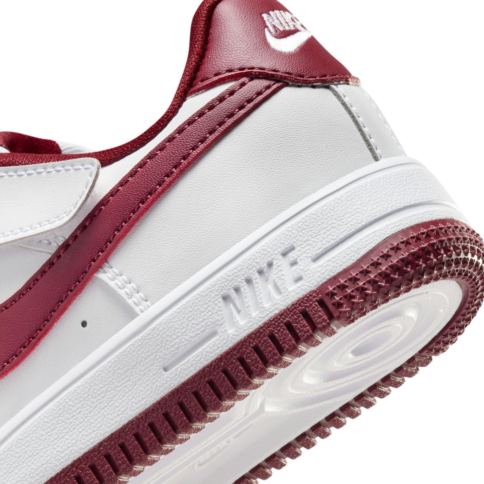 Nike Air Force 1 Low EasyOn "White/Team Red" Preschool Boys' Shoe - WHITE/RED Thumbnail View 11