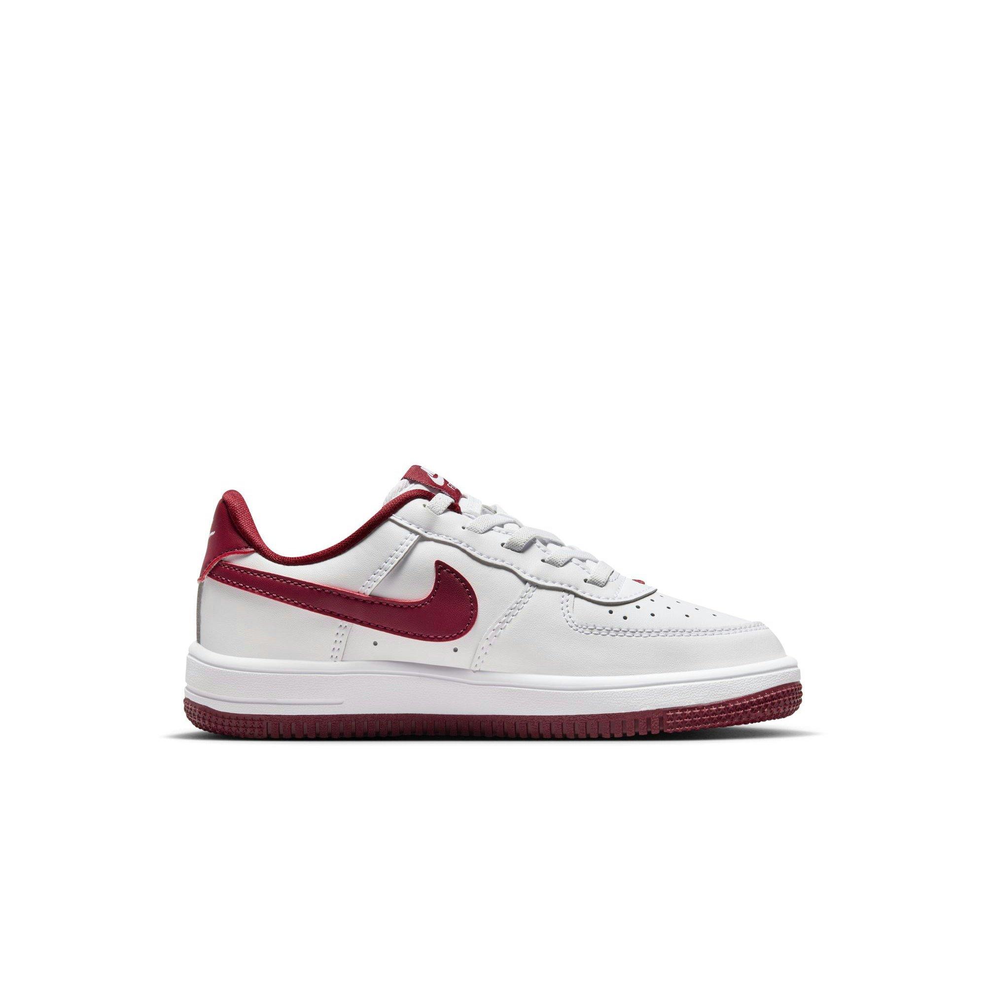 Nike Air Force 1 Low EasyOn "White/Team Red" Preschool Boys' Shoe - WHITE/RED Thumbnail View 2