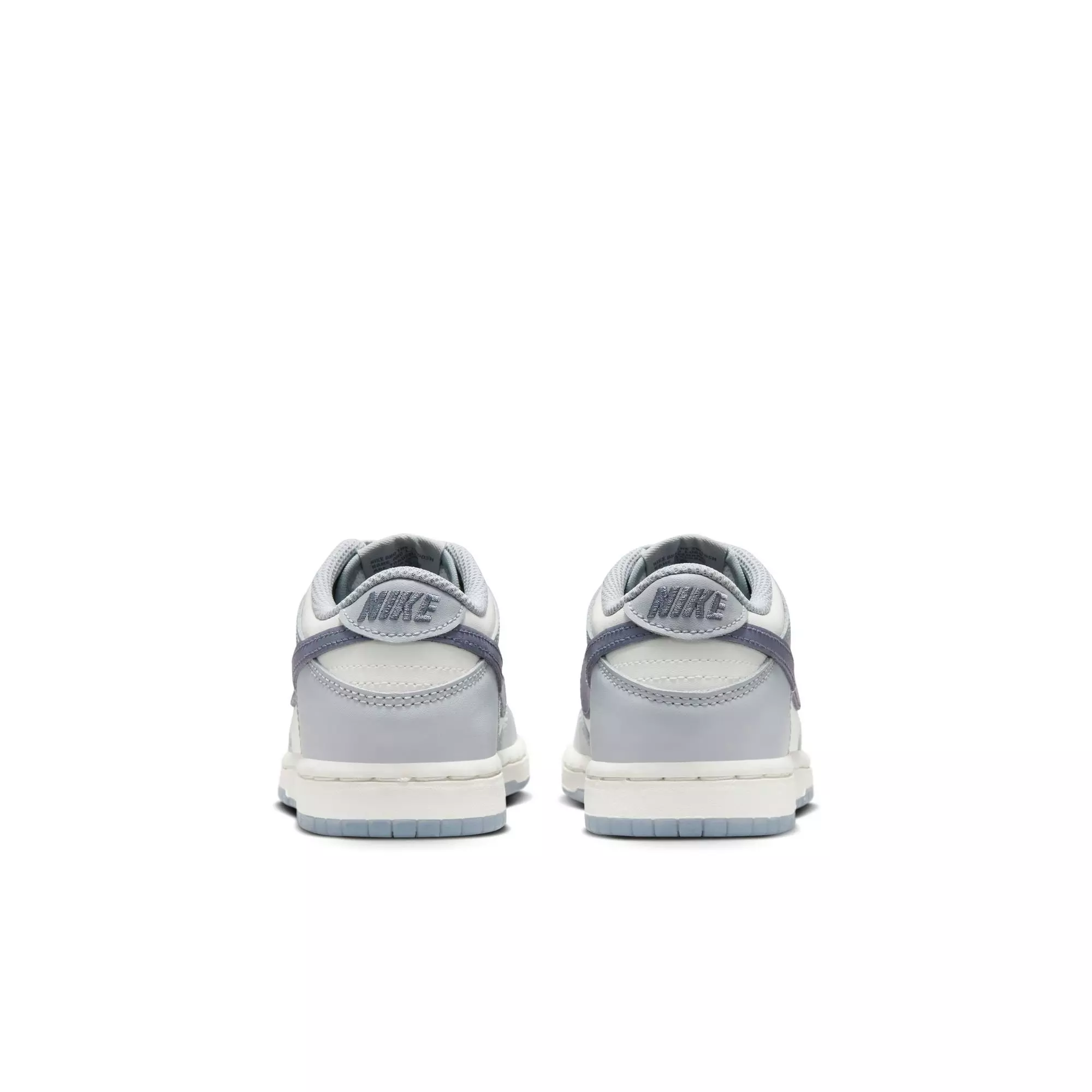 Nike Dunk Low "Summit White/Light Carbon/Wolf Grey" Preschool Boys' Shoe - WHITE/GREY