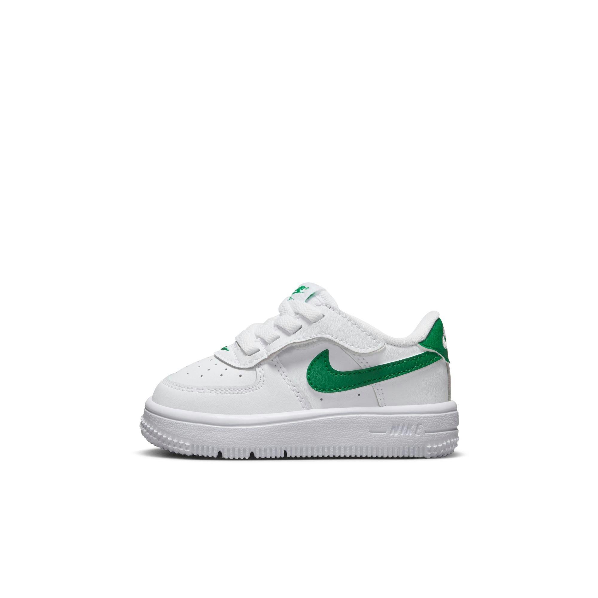 Nike Air Force 1 Low EasyOn "White/Malachite" Toddler Boys' Shoe - WHITE/GREEN Thumbnail View 3