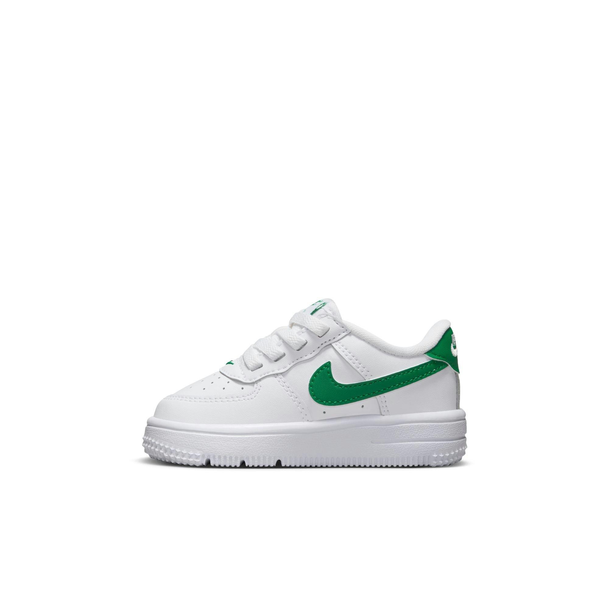 Nike Air Force 1 Low EasyOn "White/Malachite" Toddler Boys' Shoe - WHITE/GREEN Thumbnail View 4