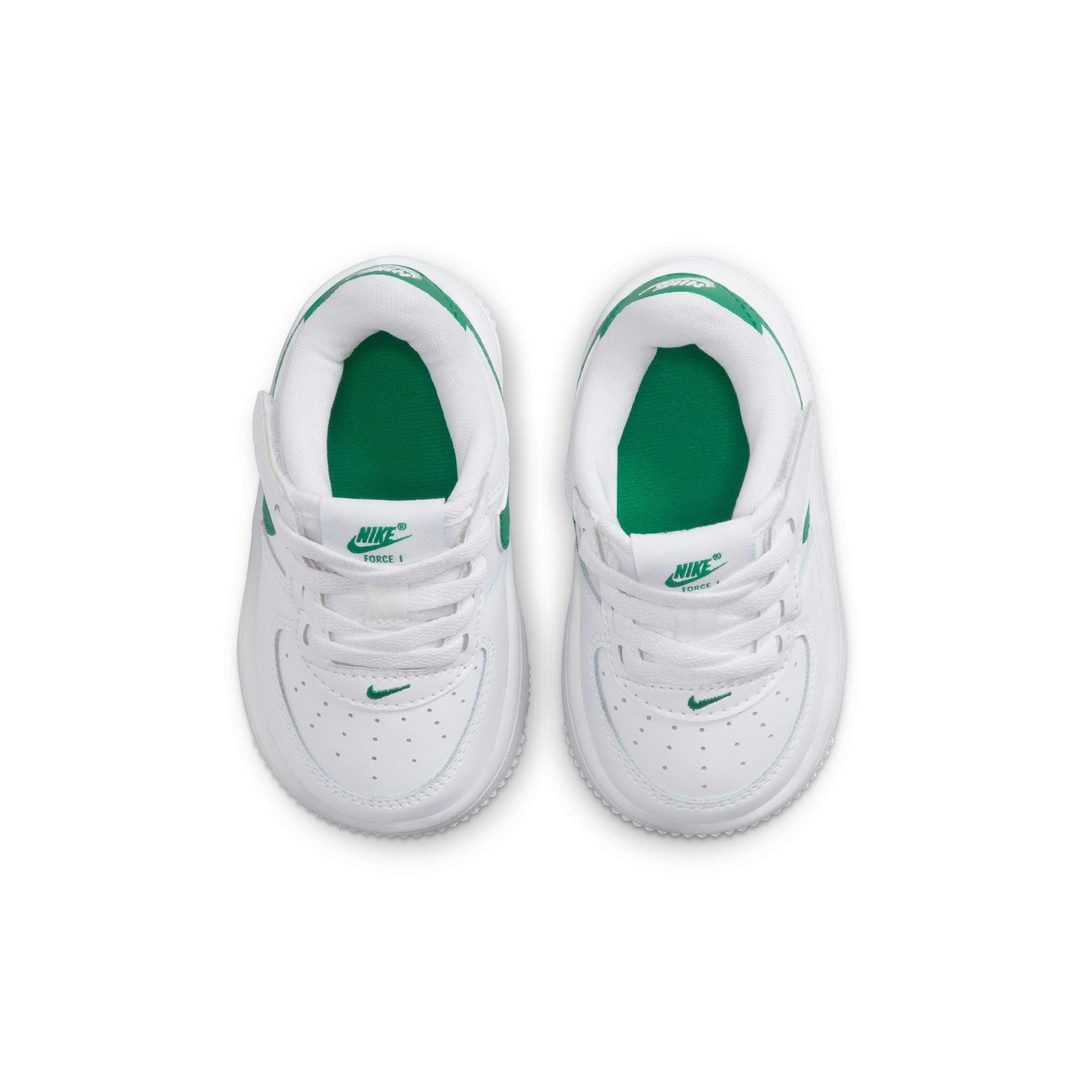 Nike Air Force 1 Low EasyOn "White/Malachite" Toddler Boys' Shoe - WHITE/GREEN Thumbnail View 7