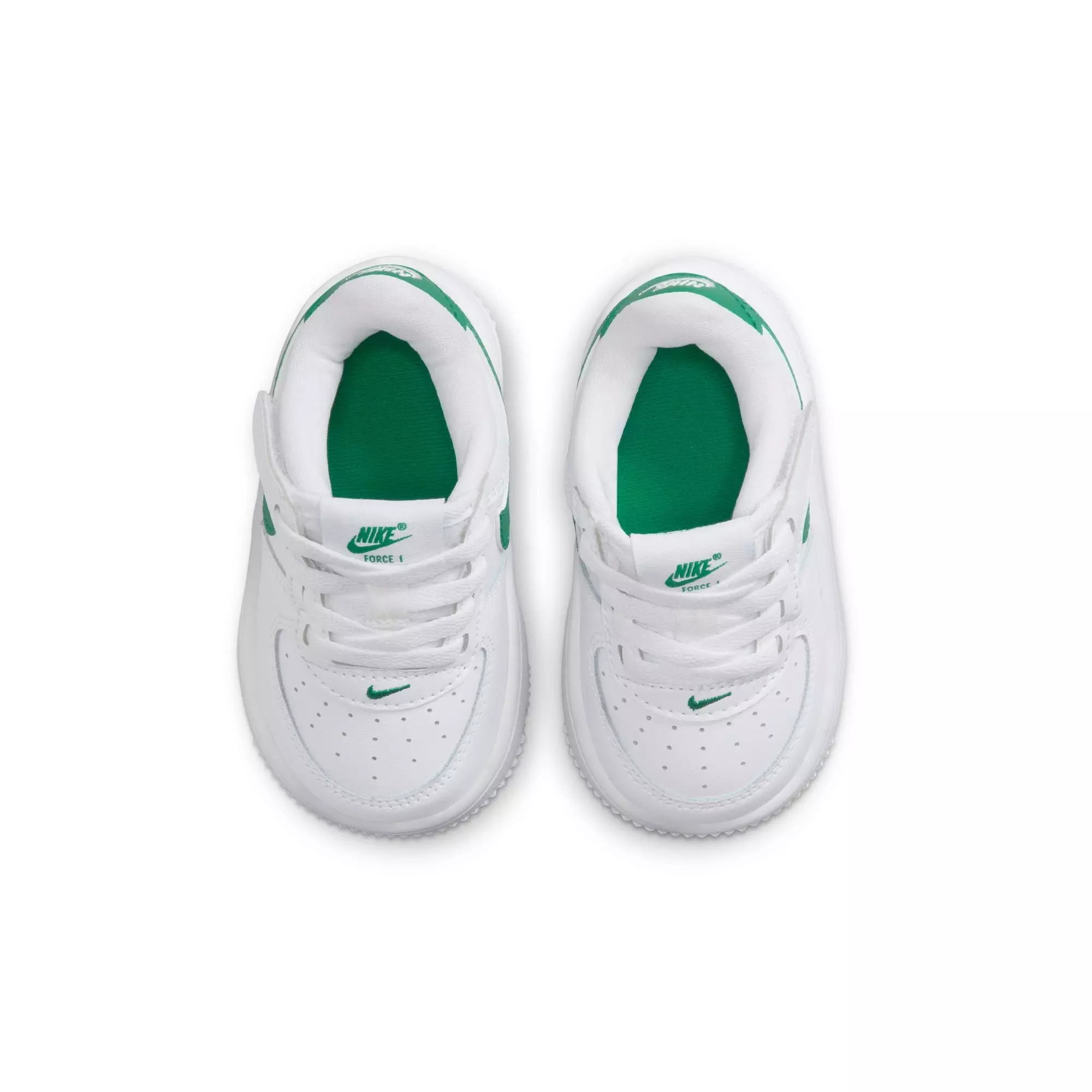 Nike Air Force 1 Low EasyOn "White/Malachite" Toddler Boys' Shoe - WHITE/GREEN