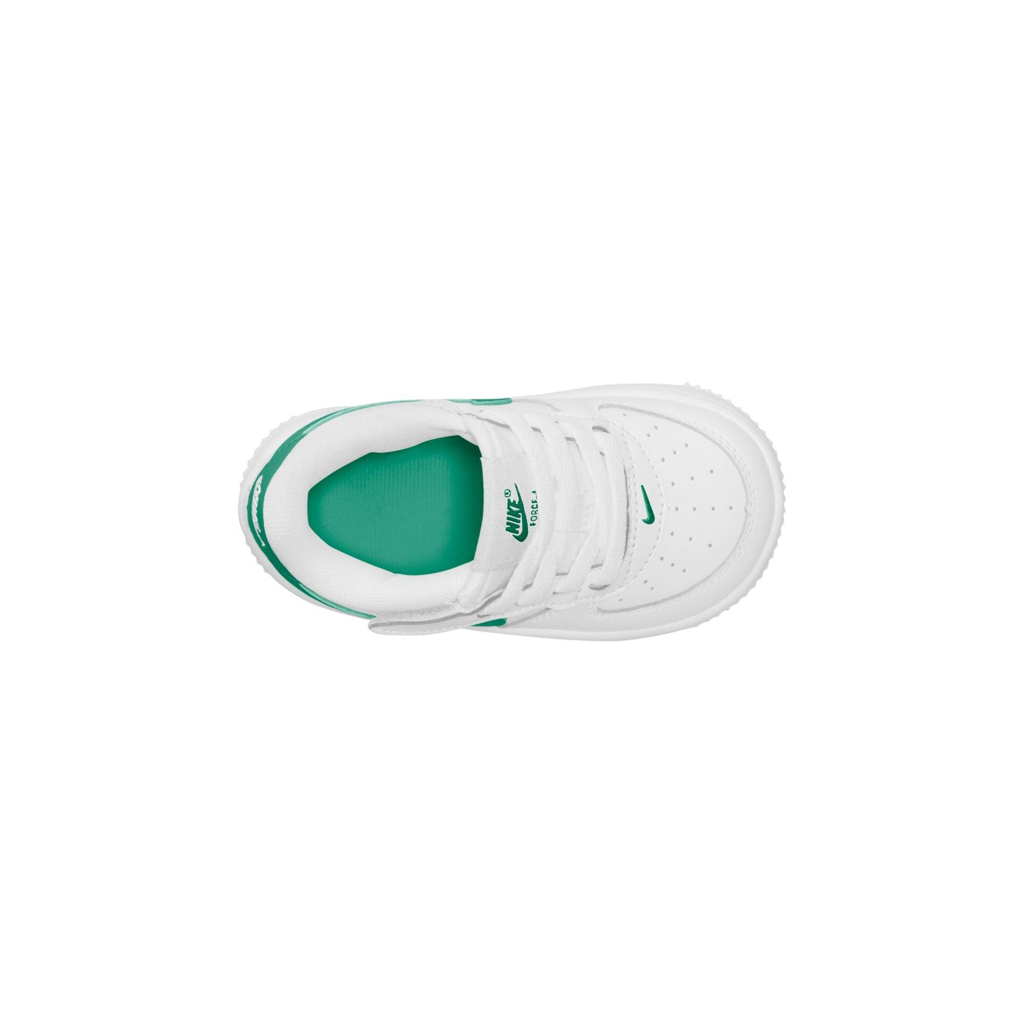 Nike Air Force 1 Low EasyOn Toddler Boys' White/Malachite Shoe