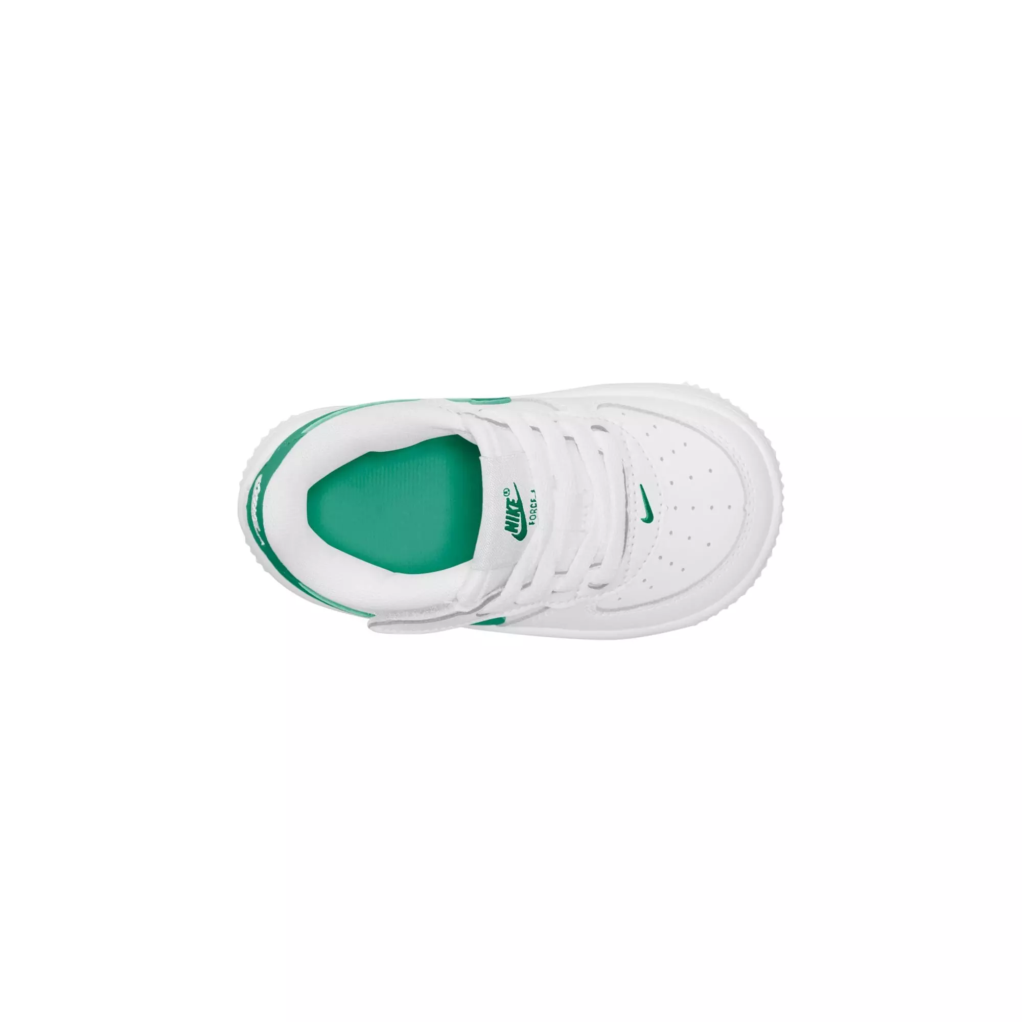 Nike Air Force 1 Low EasyOn "White/Malachite" Toddler Boys' Shoe - WHITE/GREEN