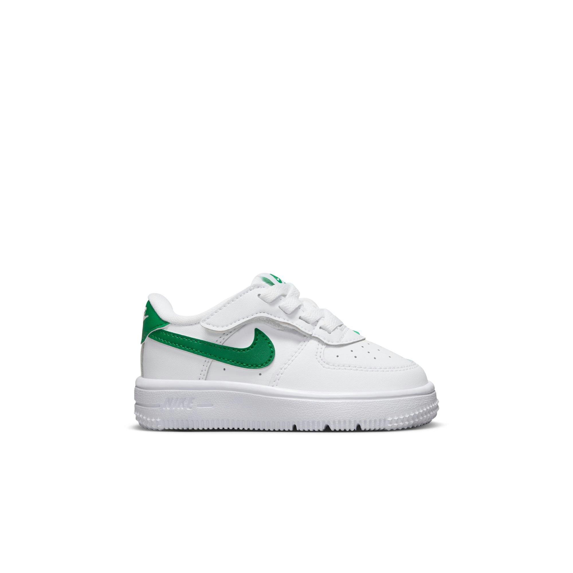 Nike Air Force 1 Low EasyOn "White/Malachite" Toddler Boys' Shoe - WHITE/GREEN