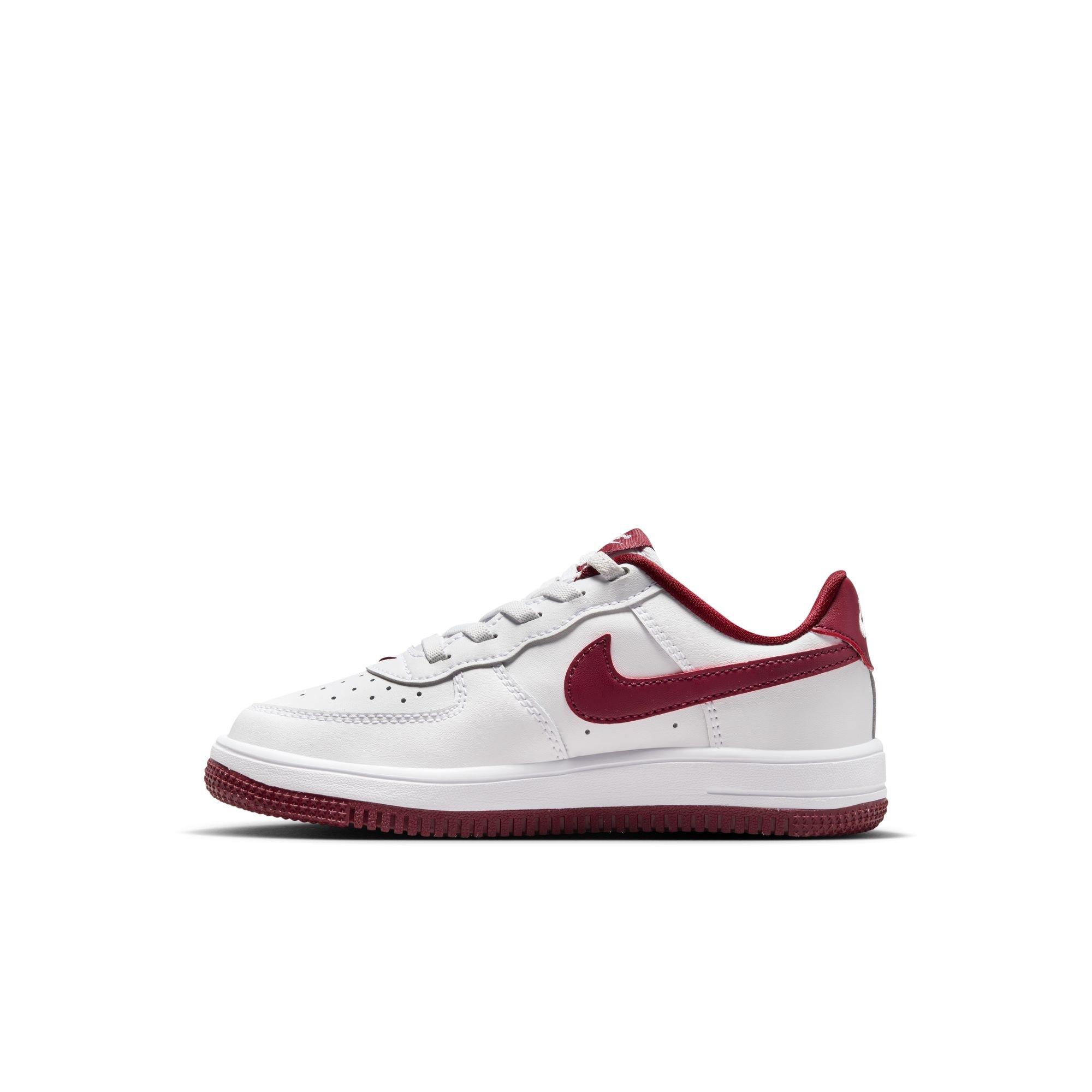 Nike Air Force 1 LTD Toddler Boys' "White/Picante Red" Shoe