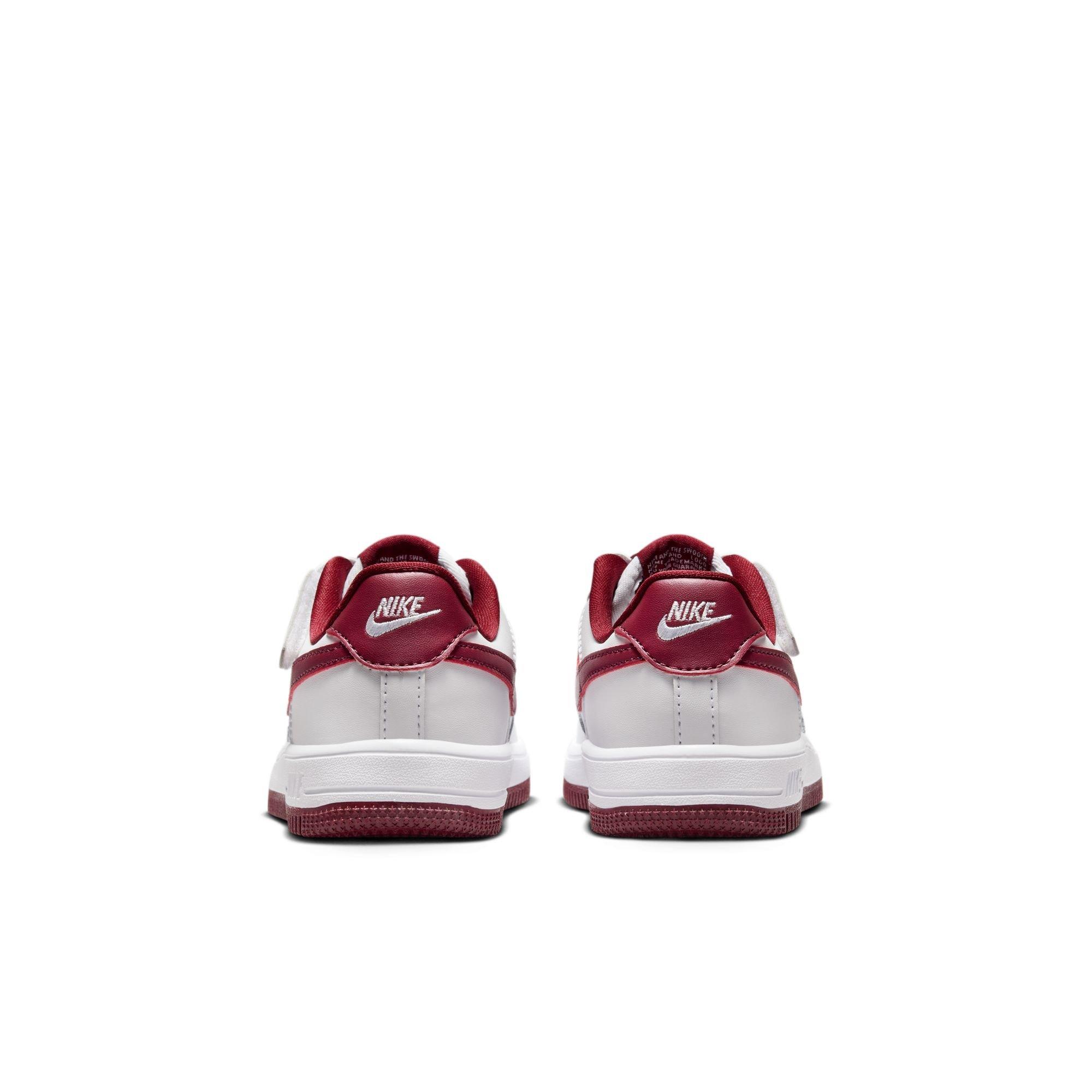 Nike Air Force 1 LTD Toddler Boys' "White/Picante Red" Shoe
