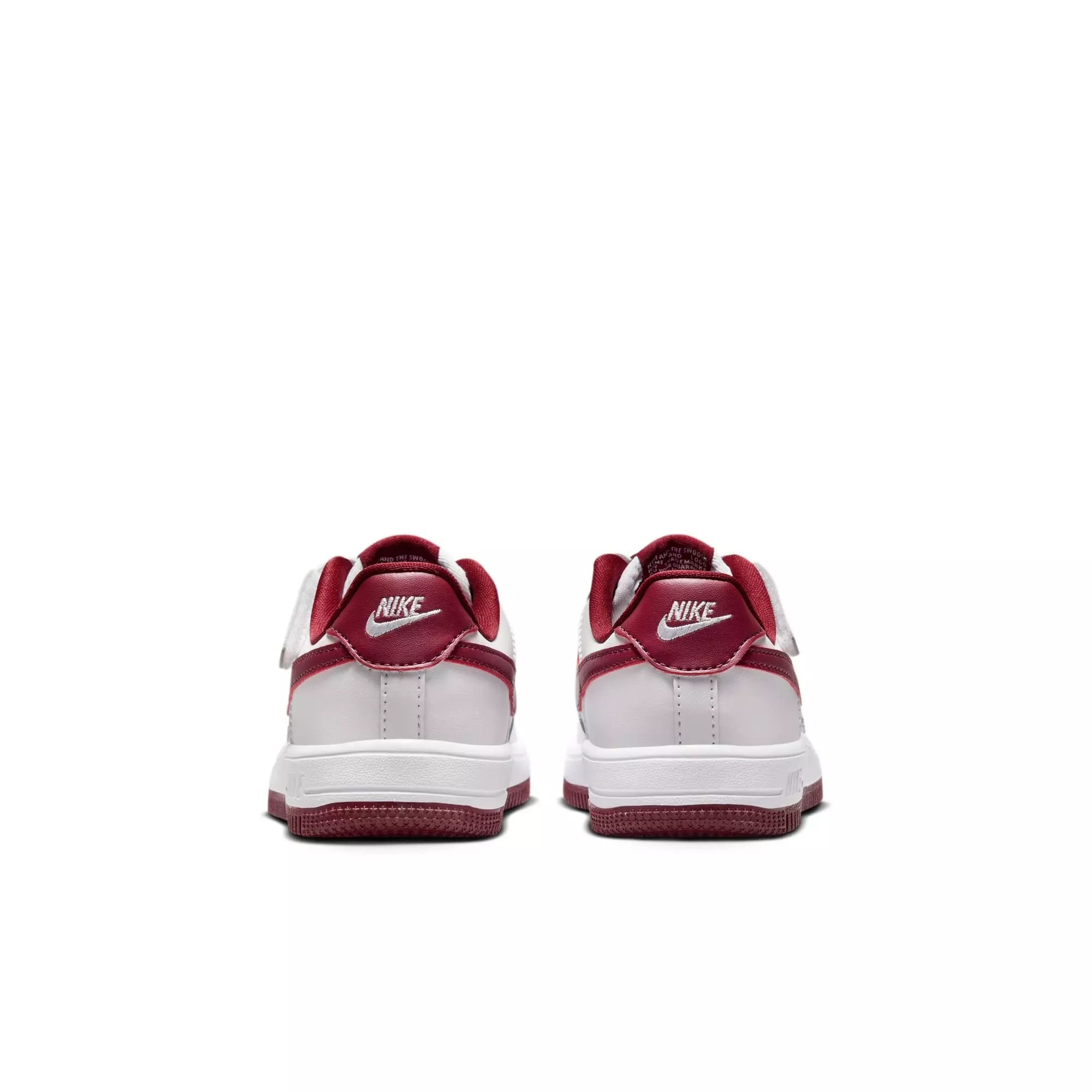 Nike Air Force 1 LTD "White/Picante Red" Toddler Boys' Shoe - WHITE/RED