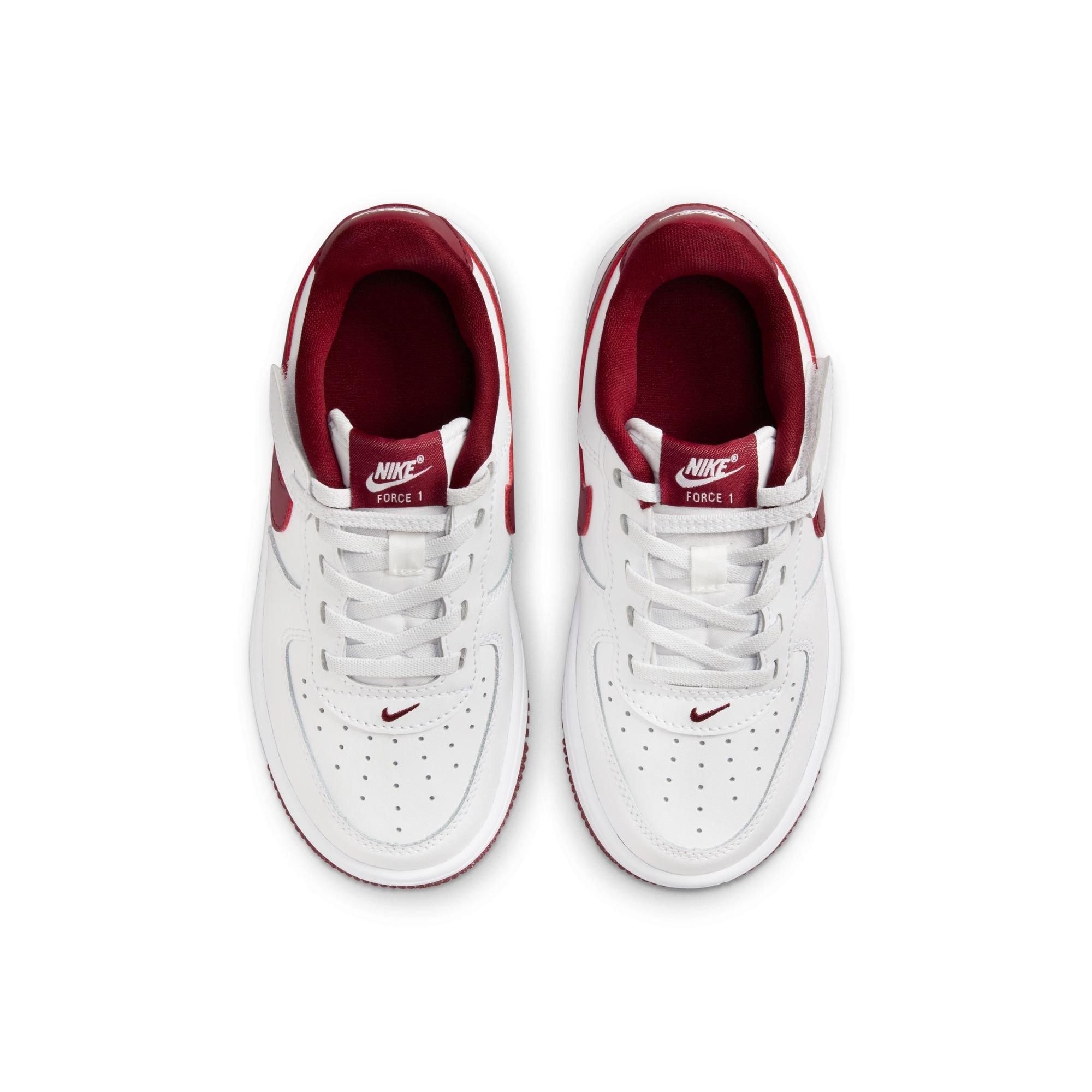 Nike Air Force 1 LTD Toddler Boys' "White/Picante Red" Shoe
