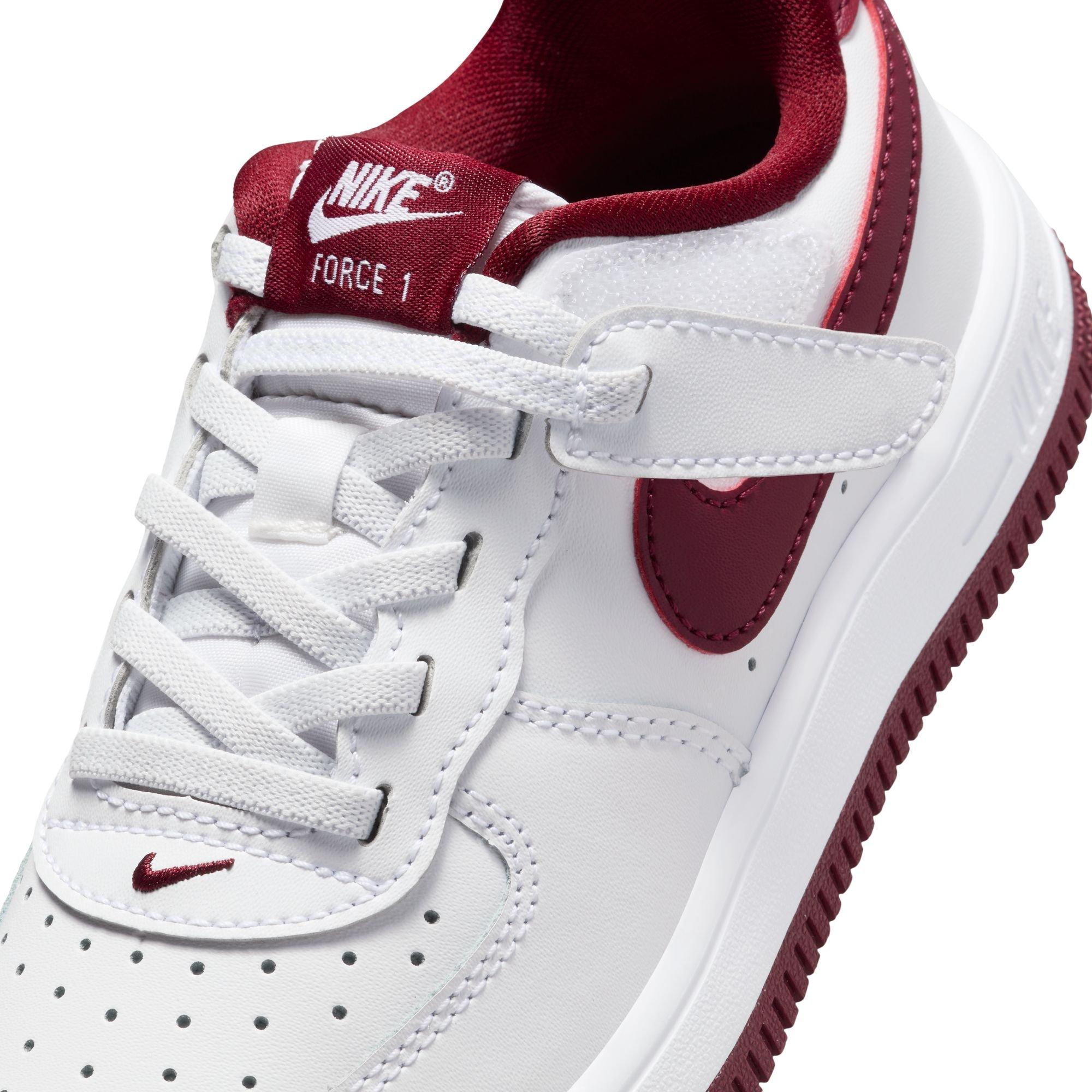 Nike Air Force 1 LTD Toddler Boys' "White/Picante Red" Shoe