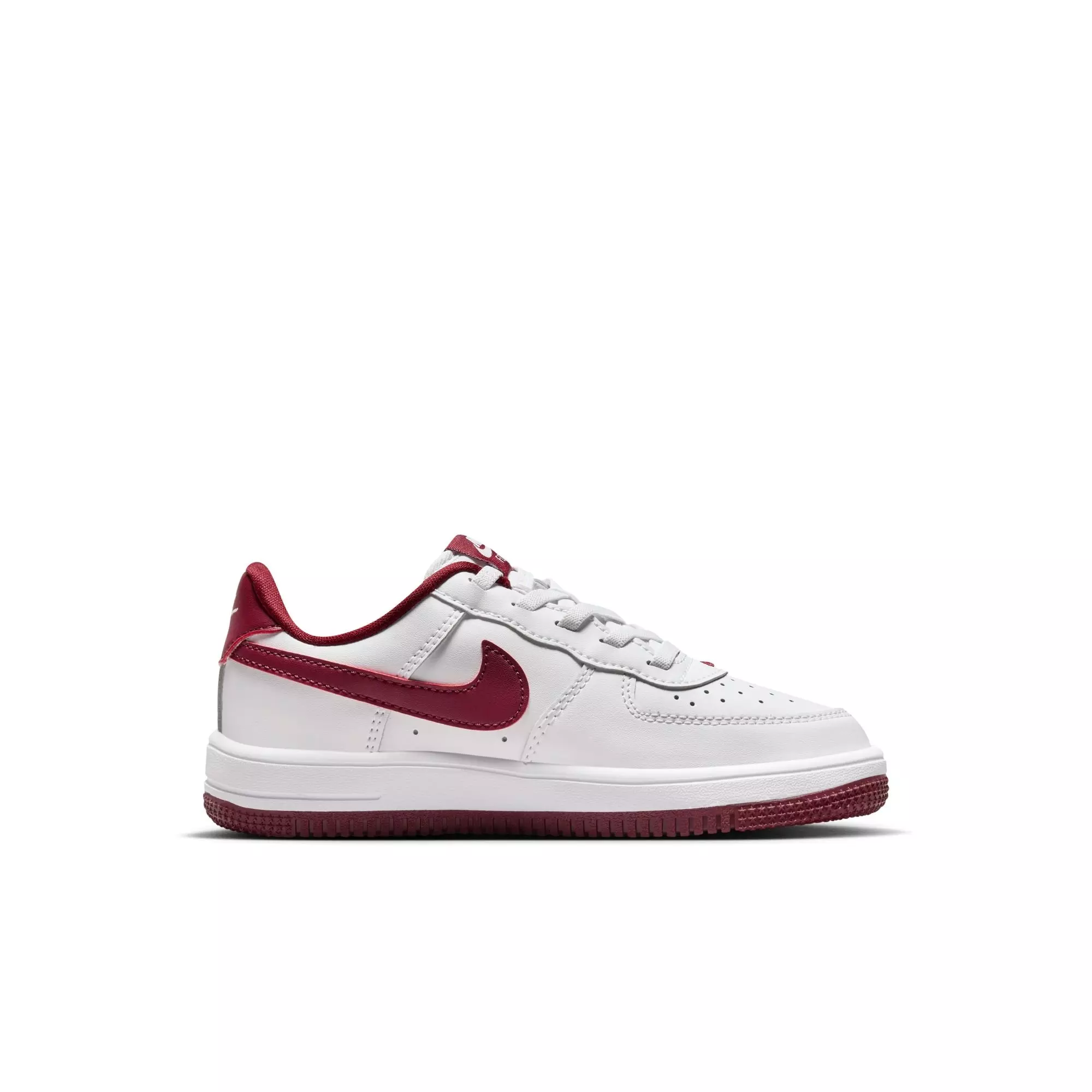 Nike Air Force 1 LTD "White/Picante Red" Toddler Boys' Shoe - WHITE/RED