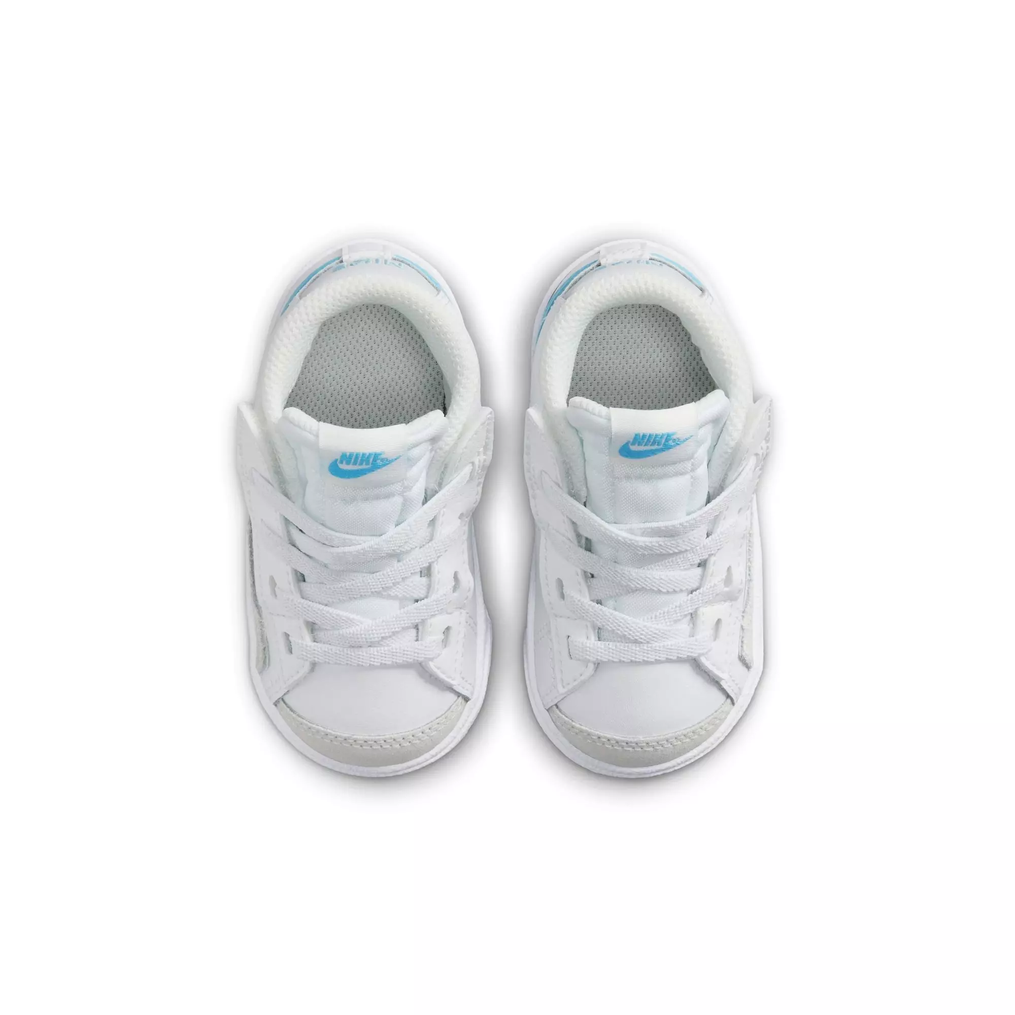 Nike Blazer Mid '77 "Summit White/Aquarius Blue/Photon Dust" Toddler Boys' Shoe - WHITE/LT BLUE