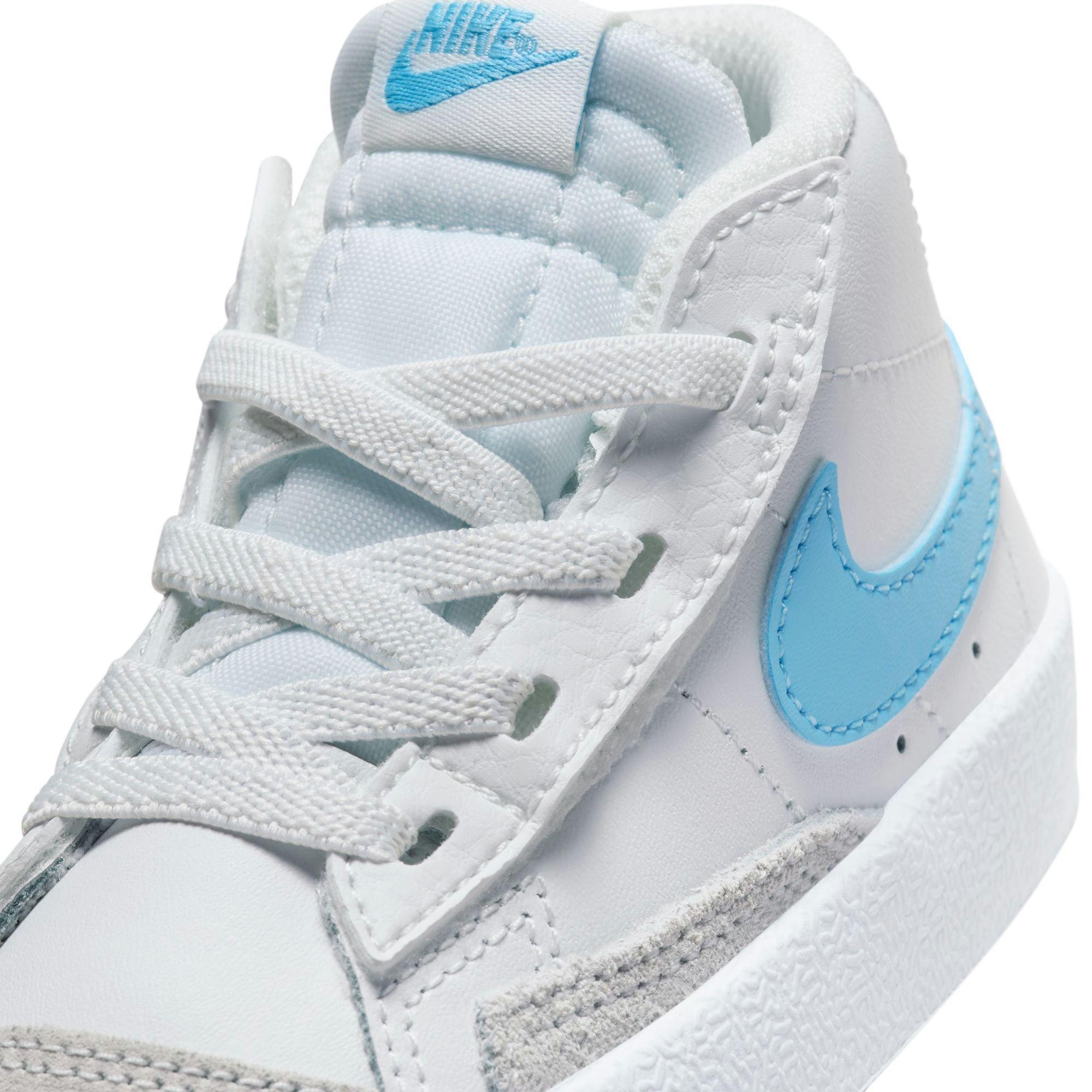 Nike Blazer Mid '77 Toddler Boys'  "Summit White/Aquarius Blue/Photon Dust" Shoe