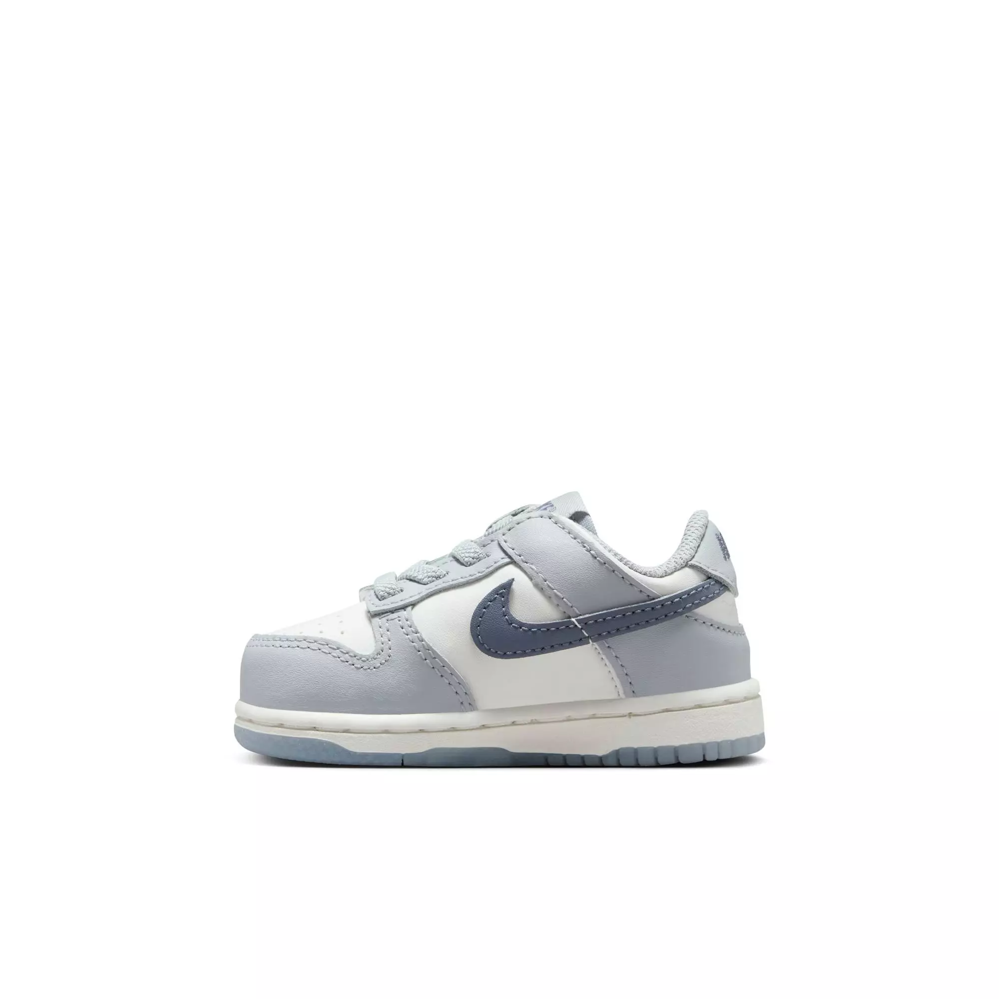 Nike Dunk Low "Summit White/Lt Carbon/Wolf Grey" Toddler Boys' Shoe - WHITE/GREY