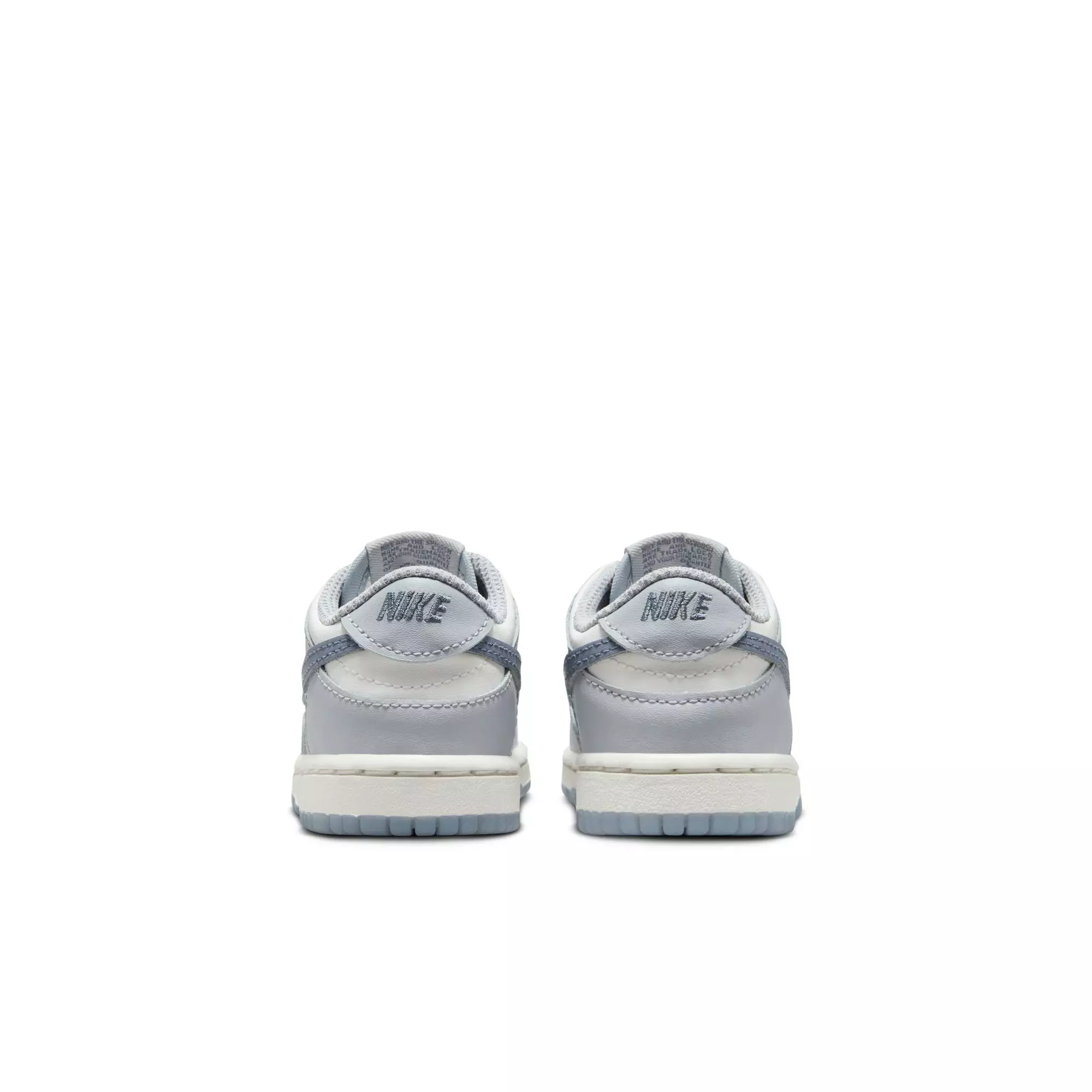 Nike Dunk Low "Summit White/Lt Carbon/Wolf Grey" Toddler Boys' Shoe - WHITE/GREY