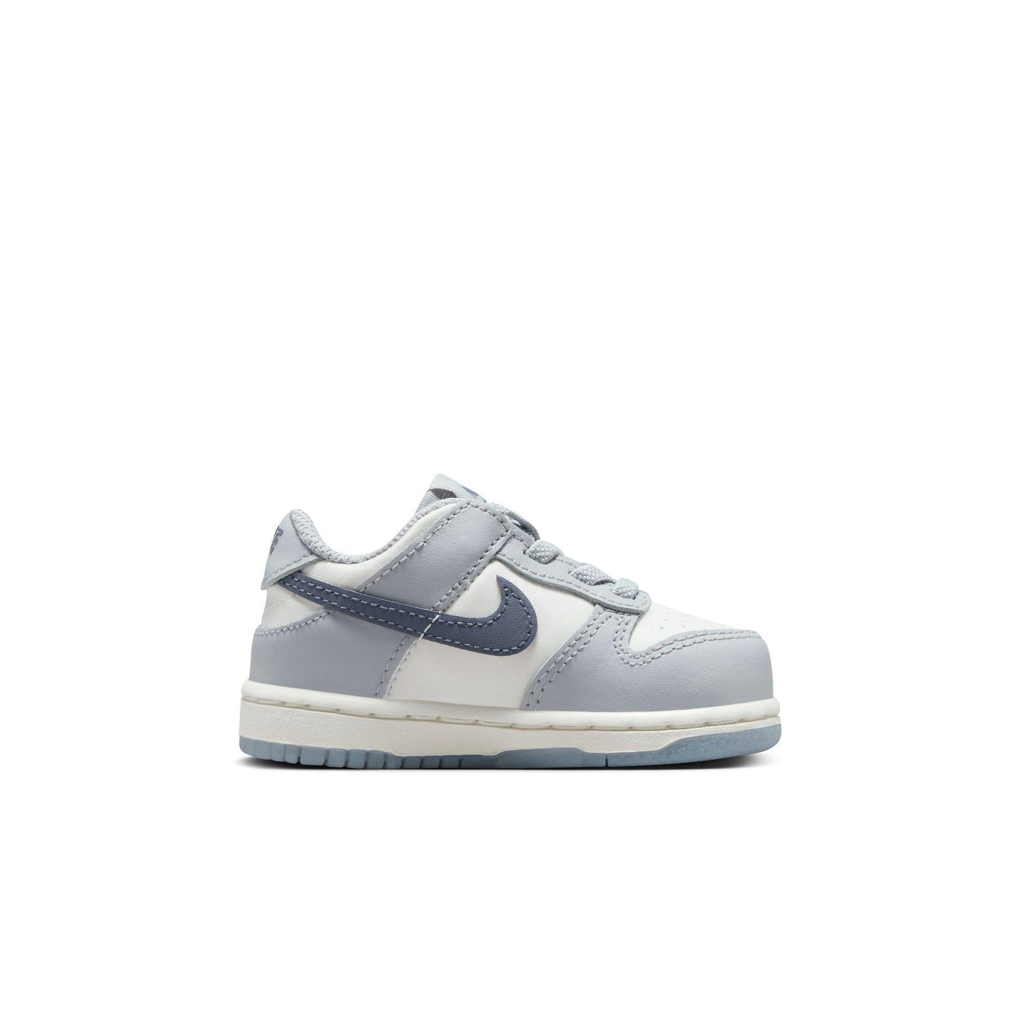 Nike Dunk Low "Summit White/Lt Carbon/Wolf Grey" Toddler Boys' Shoe - WHITE/GREY Thumbnail View 2