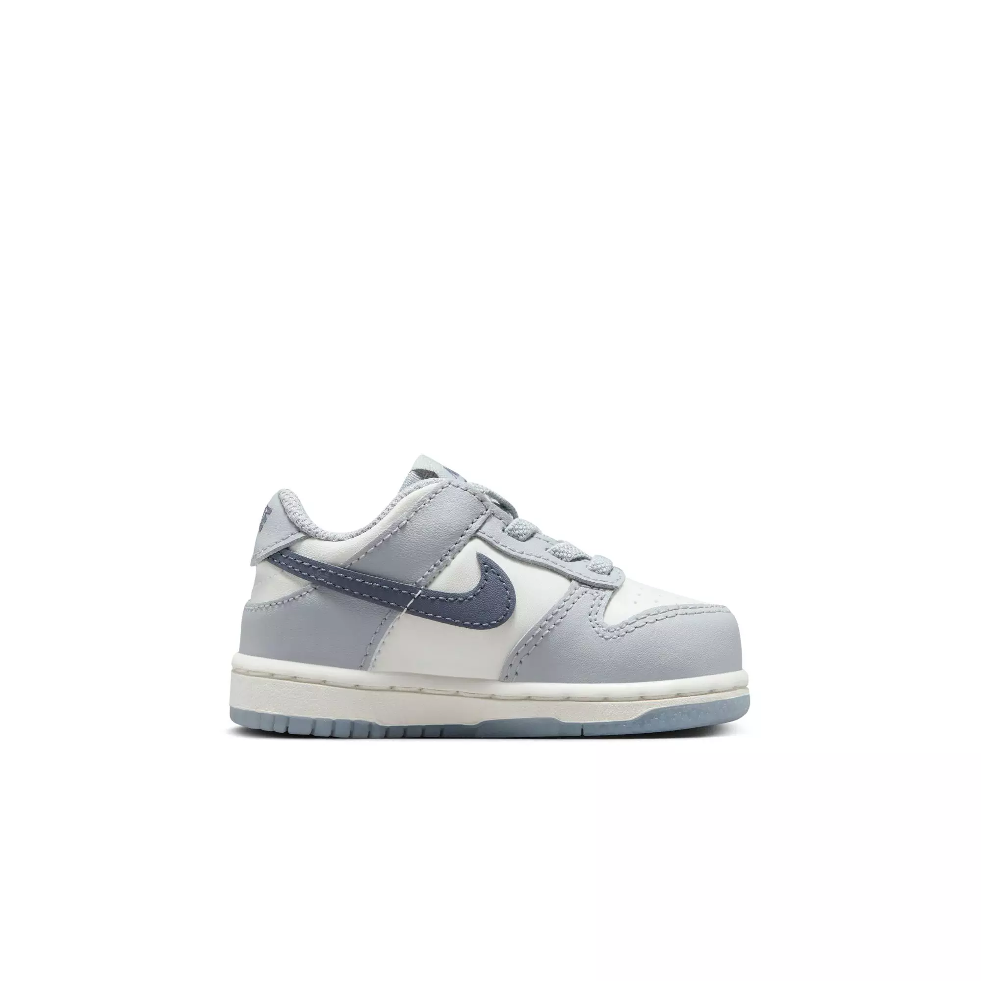 Nike Dunk Low "Summit White/Lt Carbon/Wolf Grey" Toddler Boys' Shoe - WHITE/GREY