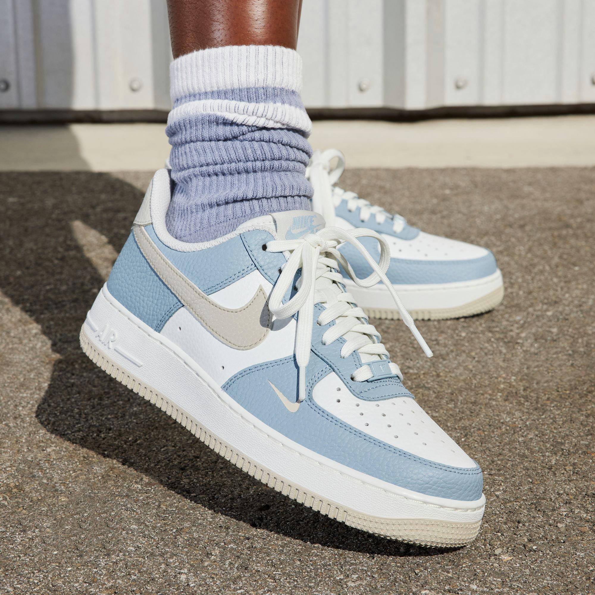 Nike Air Force 1 07 Lt Armory Blue Light Bone Summit White Women s Shoe Hibbett