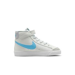 Nike Blazer Mid '77 "Summit White/Aquarius Blue/Photon Dust" Preschool Boys' Shoe