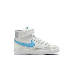 Nike Blazer Mid '77 "Summit White/Aquarius Blue/Photon Dust" Preschool Boys' Shoe