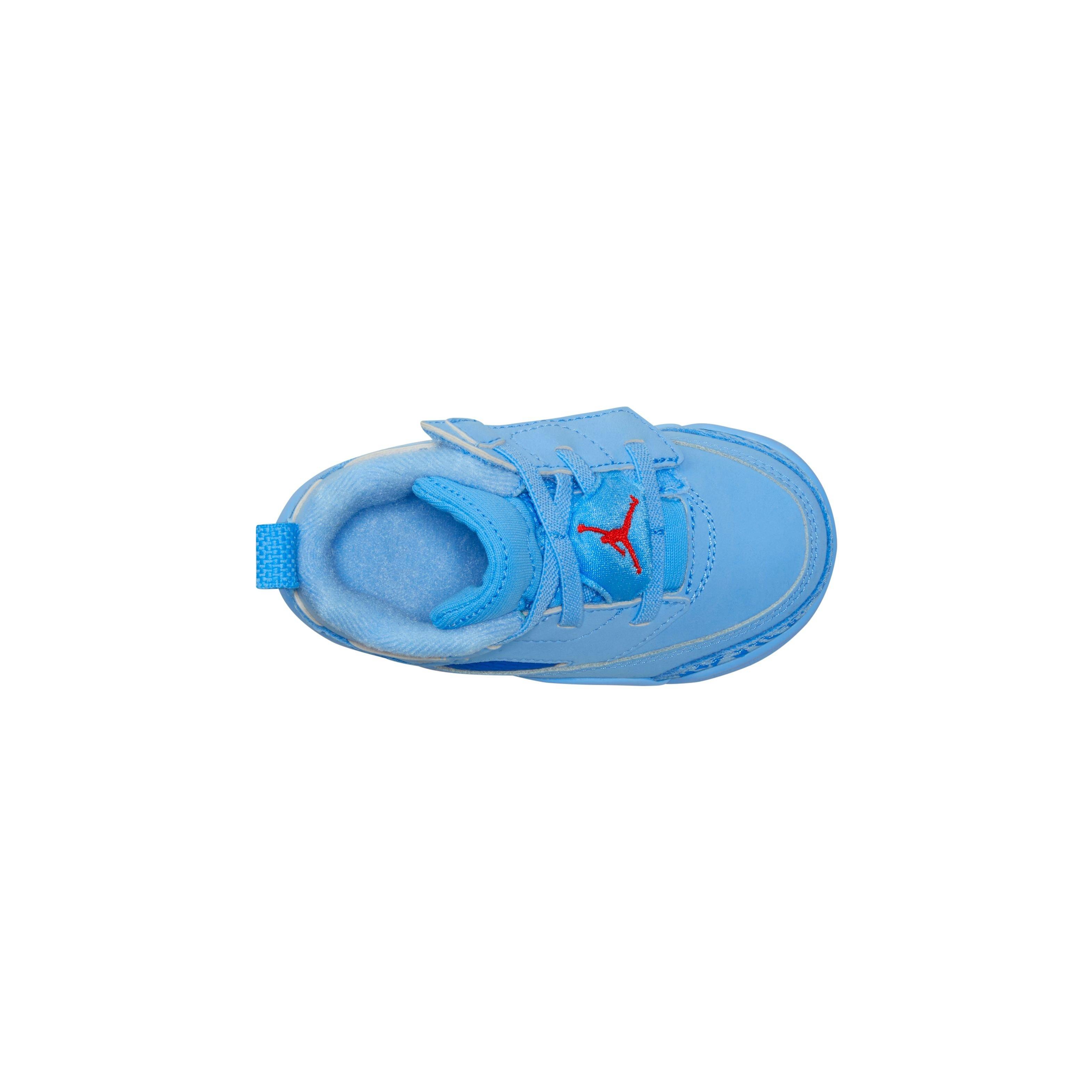 Jordan Spizike Low "Houston Oilers" Toddler Kids' Shoe - FOOTBALL BLUE/FOUNTAIN BLUE Thumbnail View 3