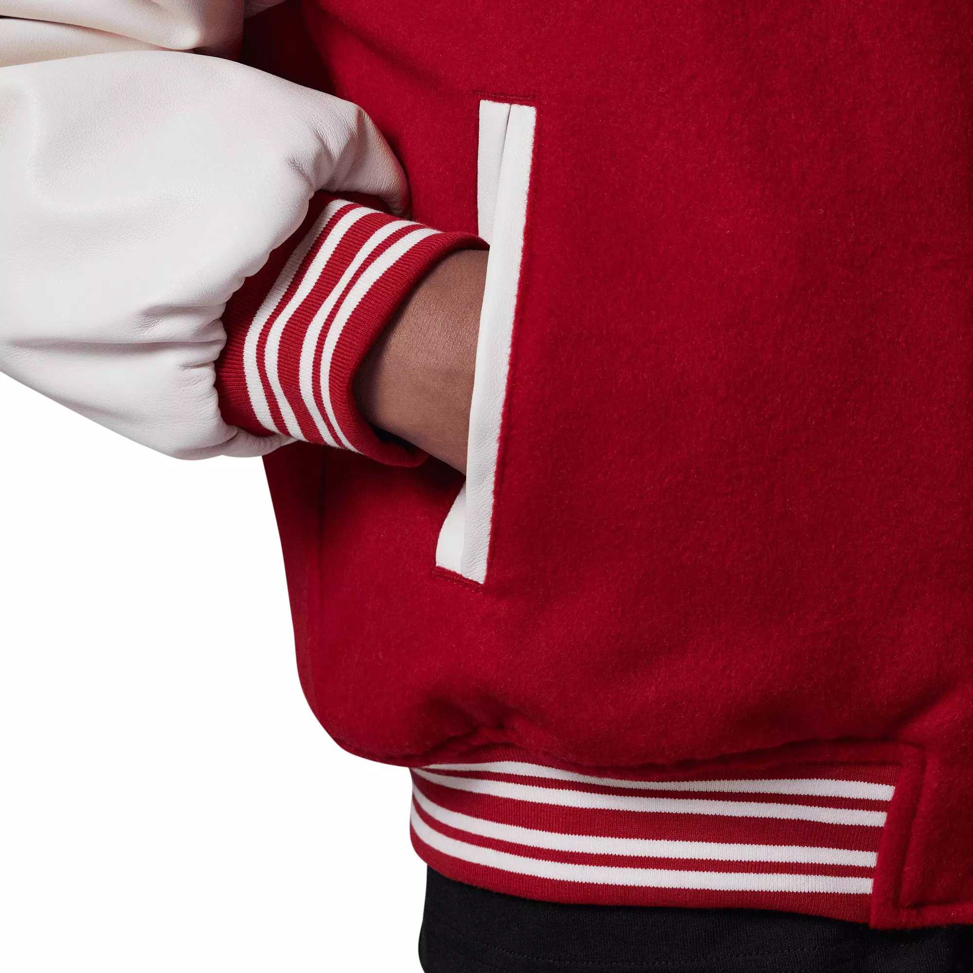 Jordan Big Boys' Varsity Jacket - Red - RED