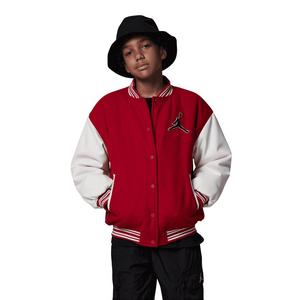 Jordan Big Boys' Varsity Jacket - Red