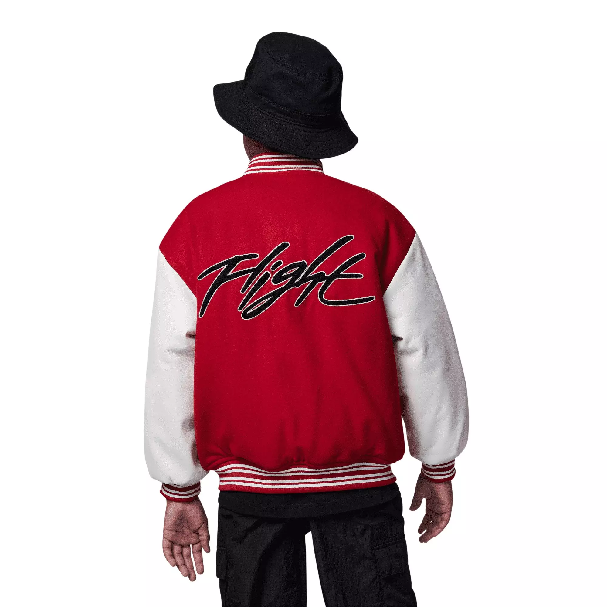 Jordan Big Boys' Varsity Jacket - Red - RED