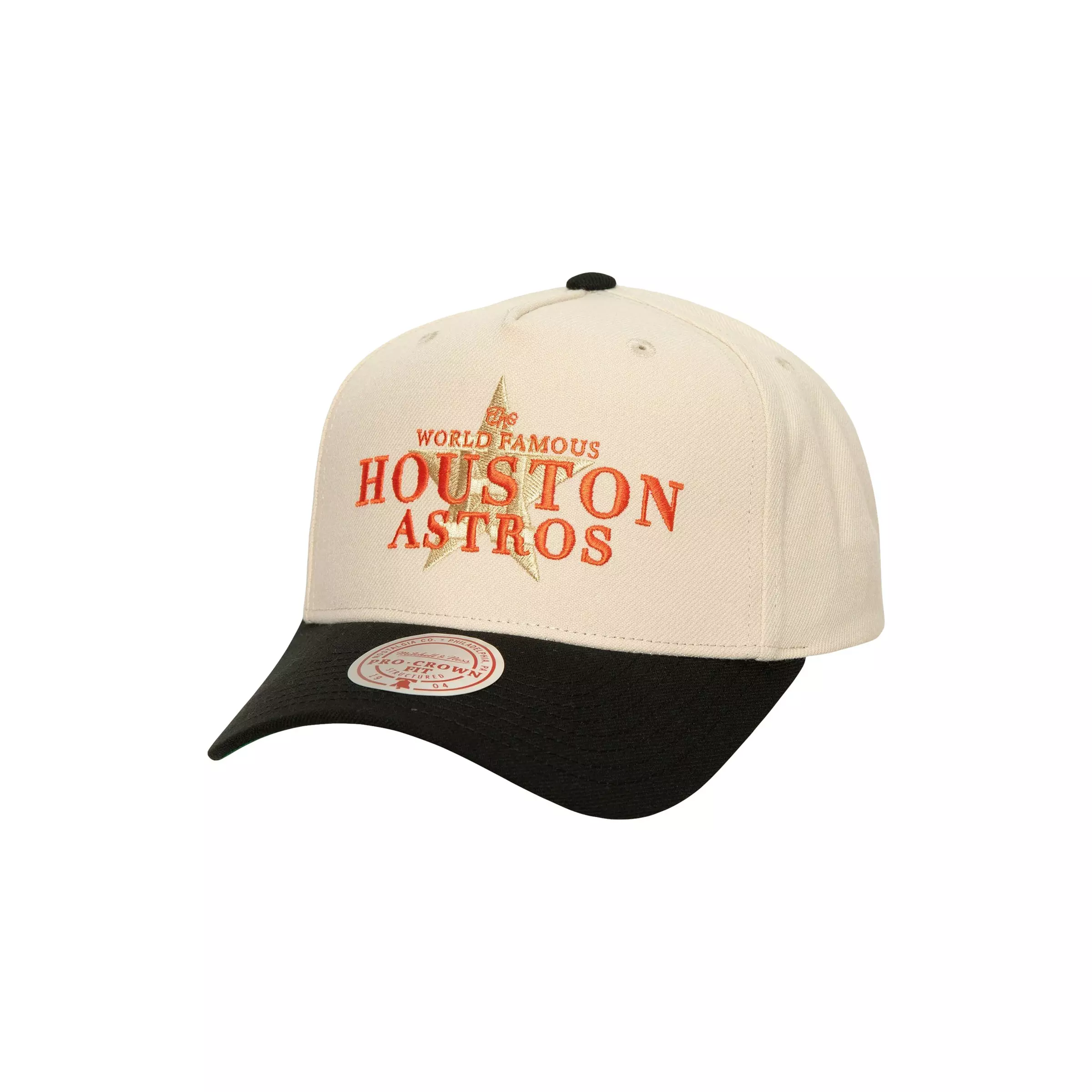 Mitchell & Ness Houston Astros World Famous Snapback - TAN