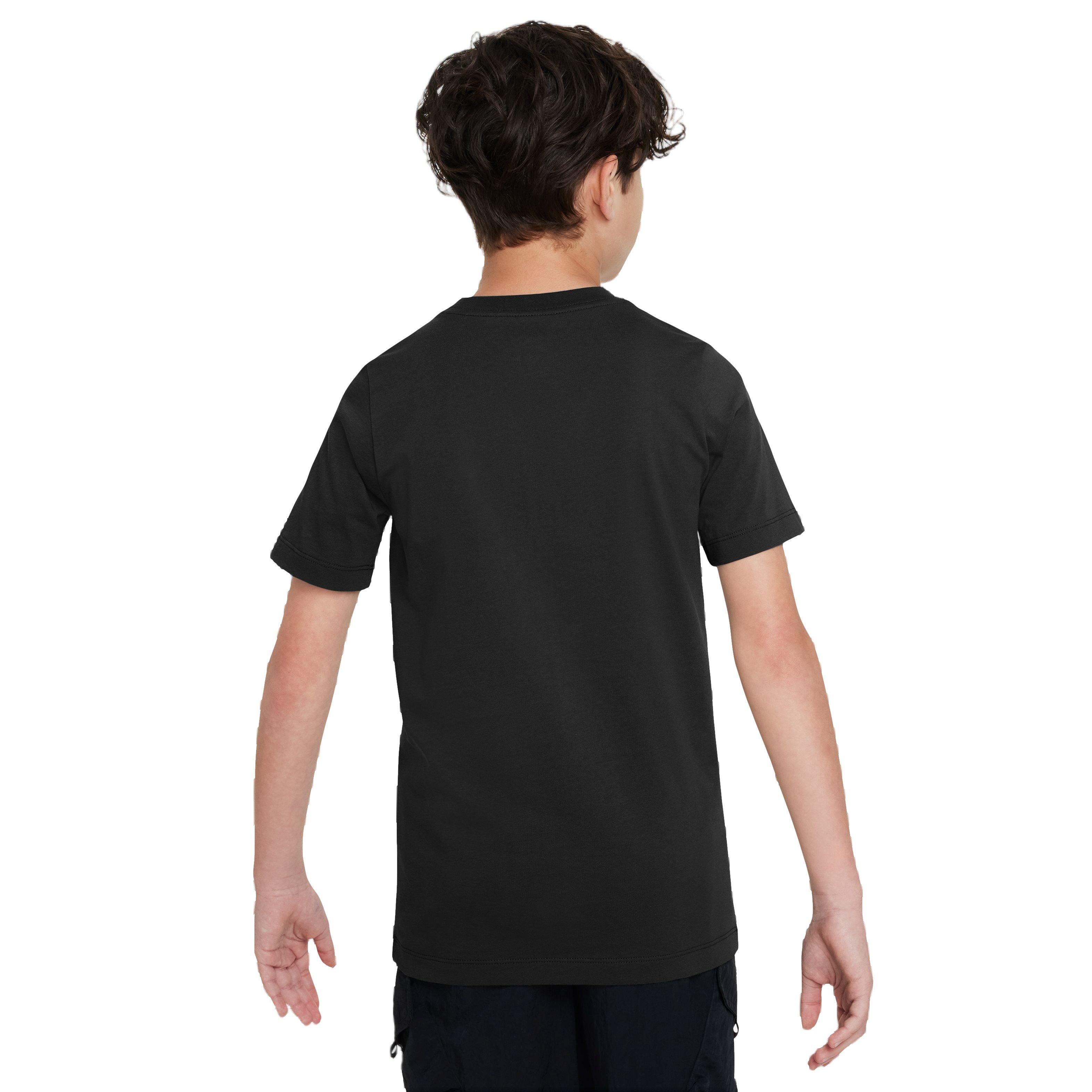 Nike Sportswear Futura Retro Big Boys' Black Tee