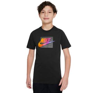 Nike Big Boys' Sportswear Futura Retro Tee - Black
