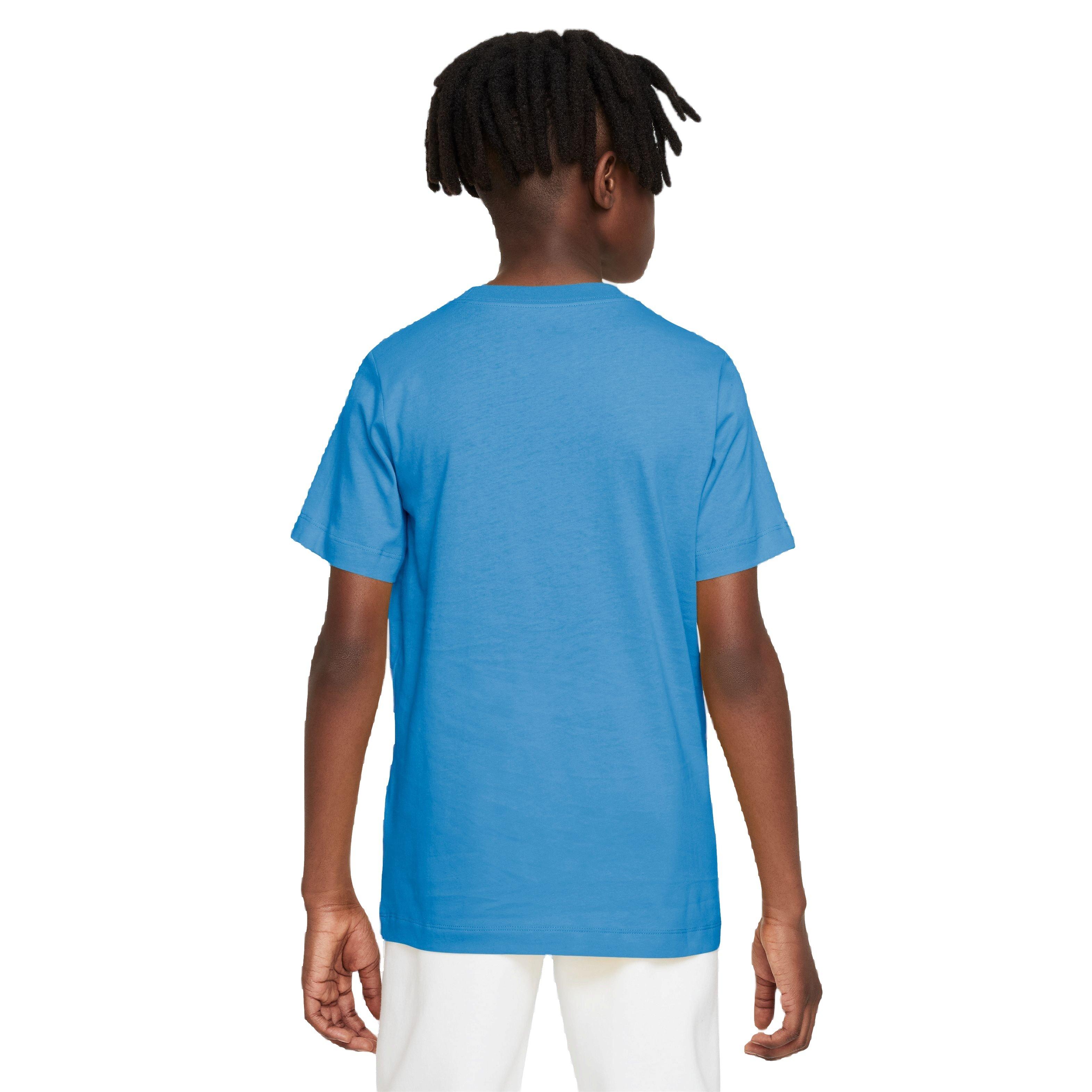 Nike Sportswear Astronaut Air 1 Big Boys' Blue Tee