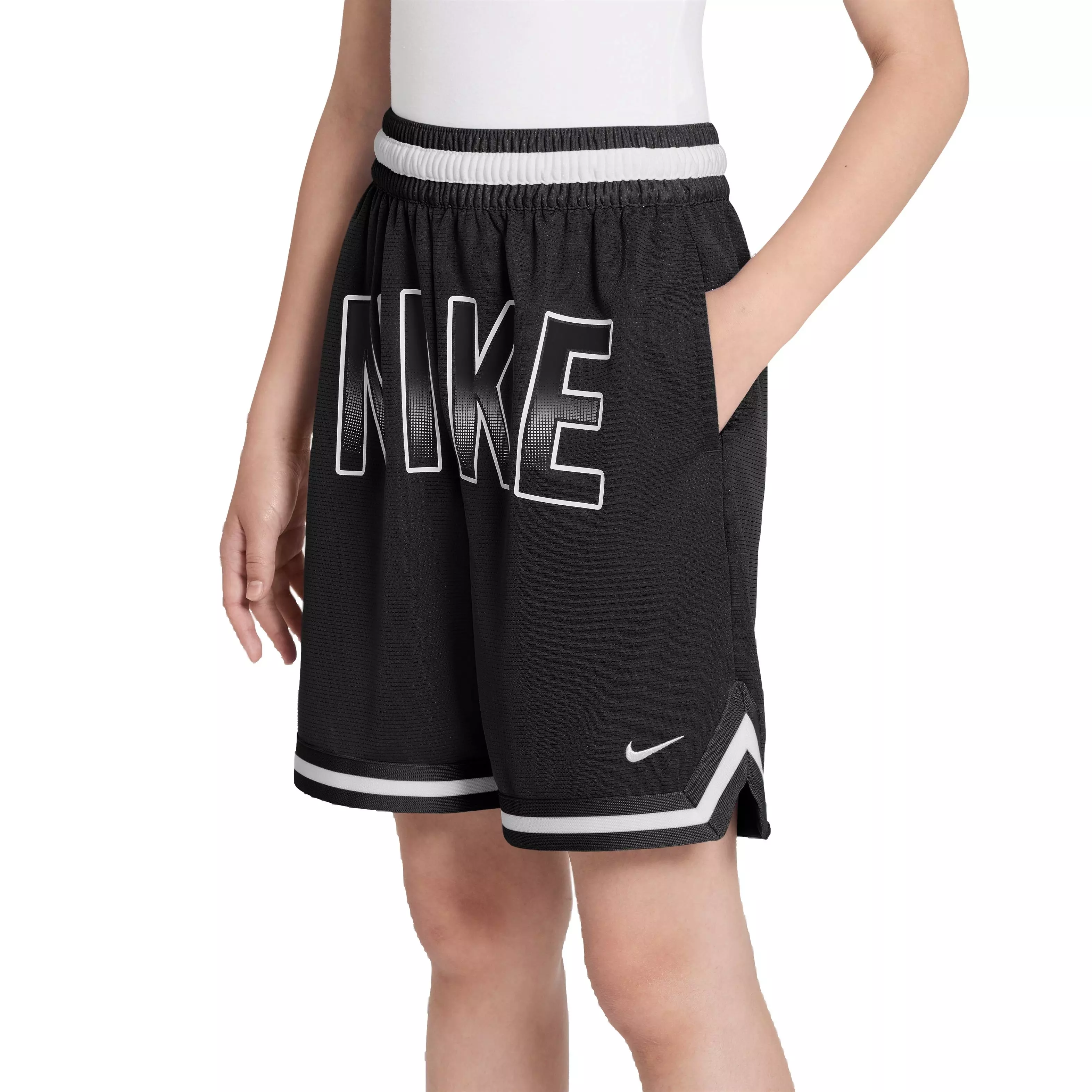 Nike Big Boys' Cob Dri-FIT DNA Shorts - Black - BLACK