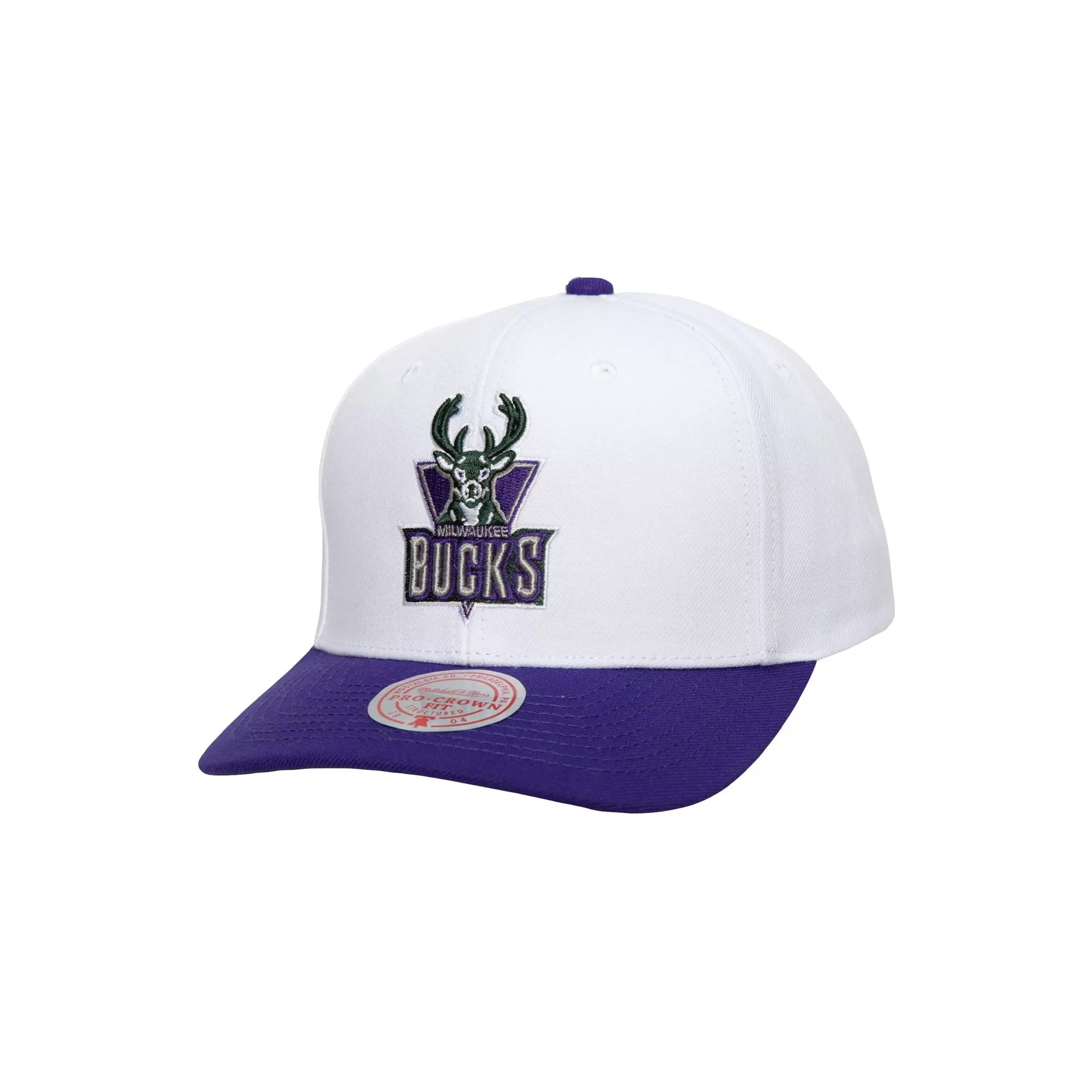 Mitchell & Ness Milwaukee Bucks NBA 2.0 Pro Snapback - WHITE