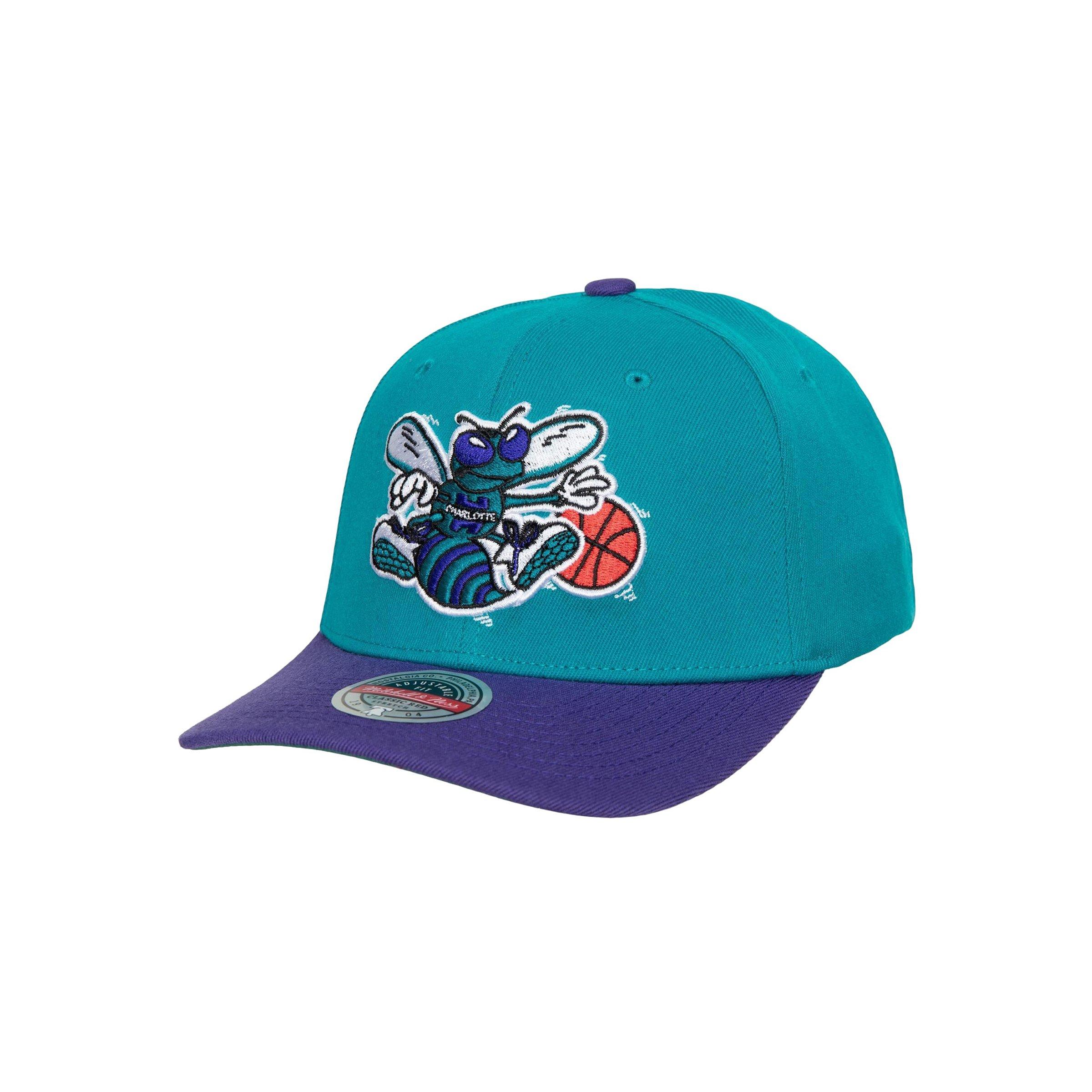 Mitchell & Ness Charlotte Hornets NBA 2 Tone 2.0 Stretch Snapback - TEAL