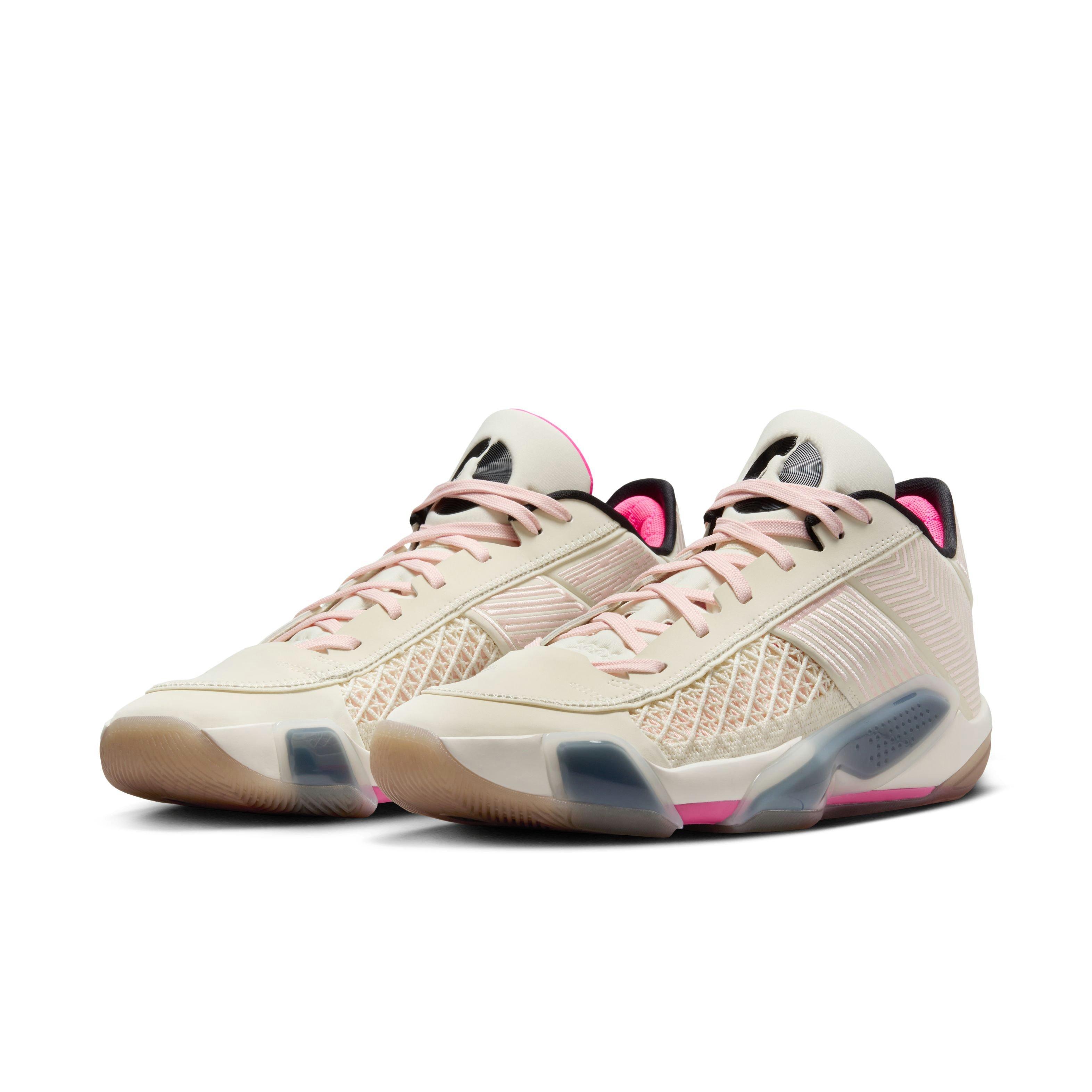 Jordan XXXVIII Low "Coconut Milk" Men's Basketball Shoe - COCONUT MILK/BLACK/ATMOSPHERE Thumbnail View 3