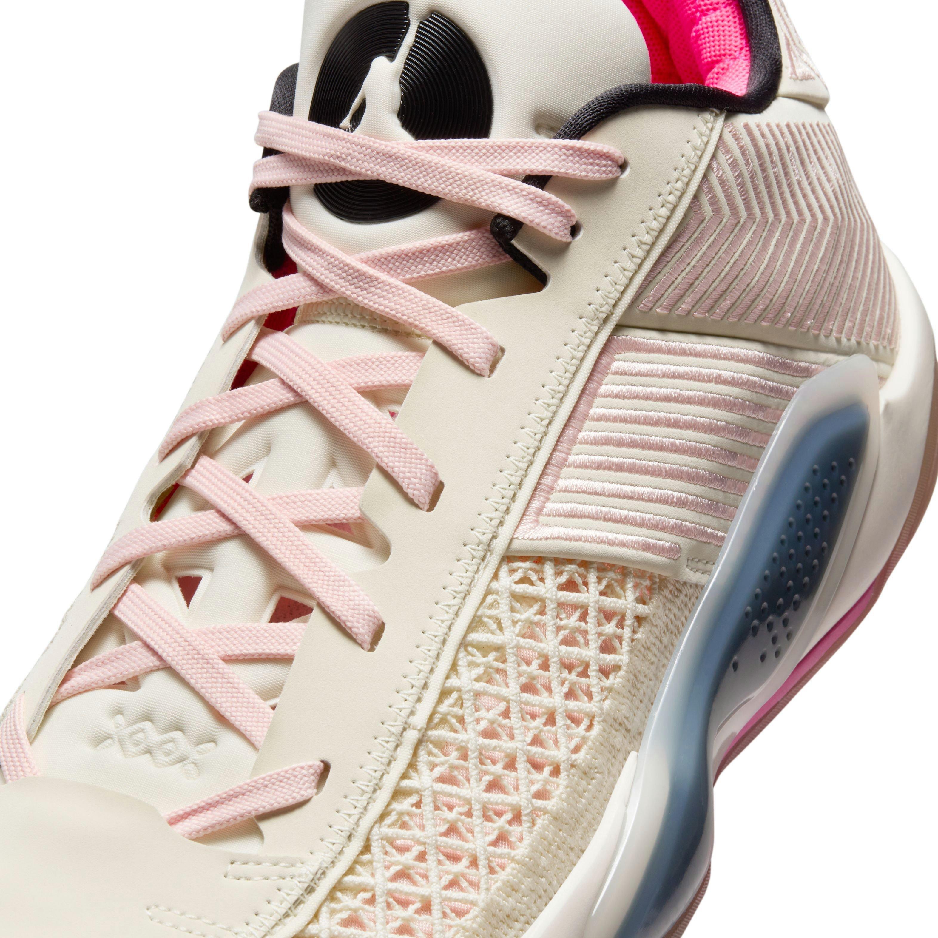 Jordan XXXVIII Low "Coconut Milk" Men's Basketball Shoe - COCONUT MILK/BLACK/ATMOSPHERE Thumbnail View 4