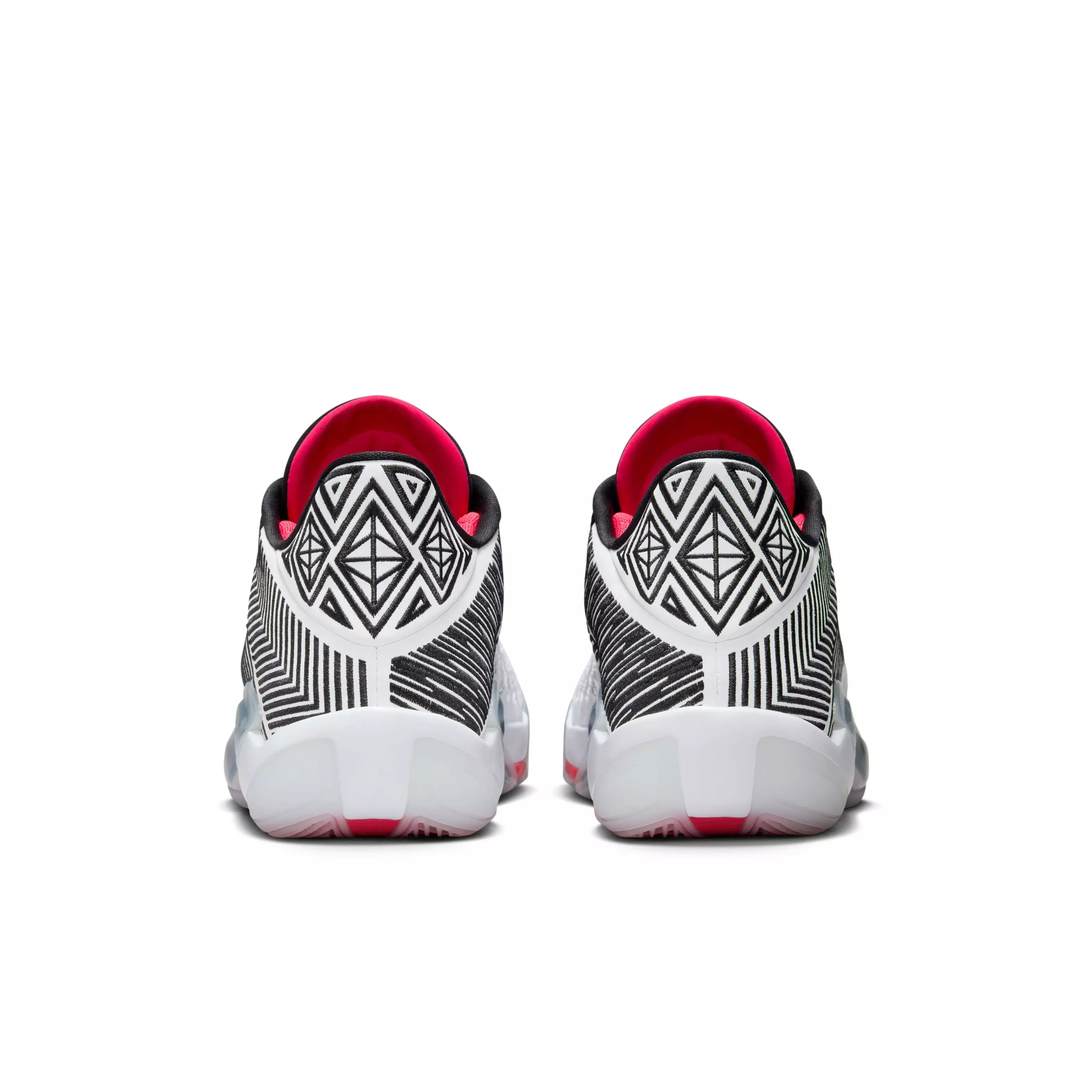 Jordan XXXVIII Low "Fundamental" Men's Basketball Shoe - WHITE/SIREN RED/BLACK