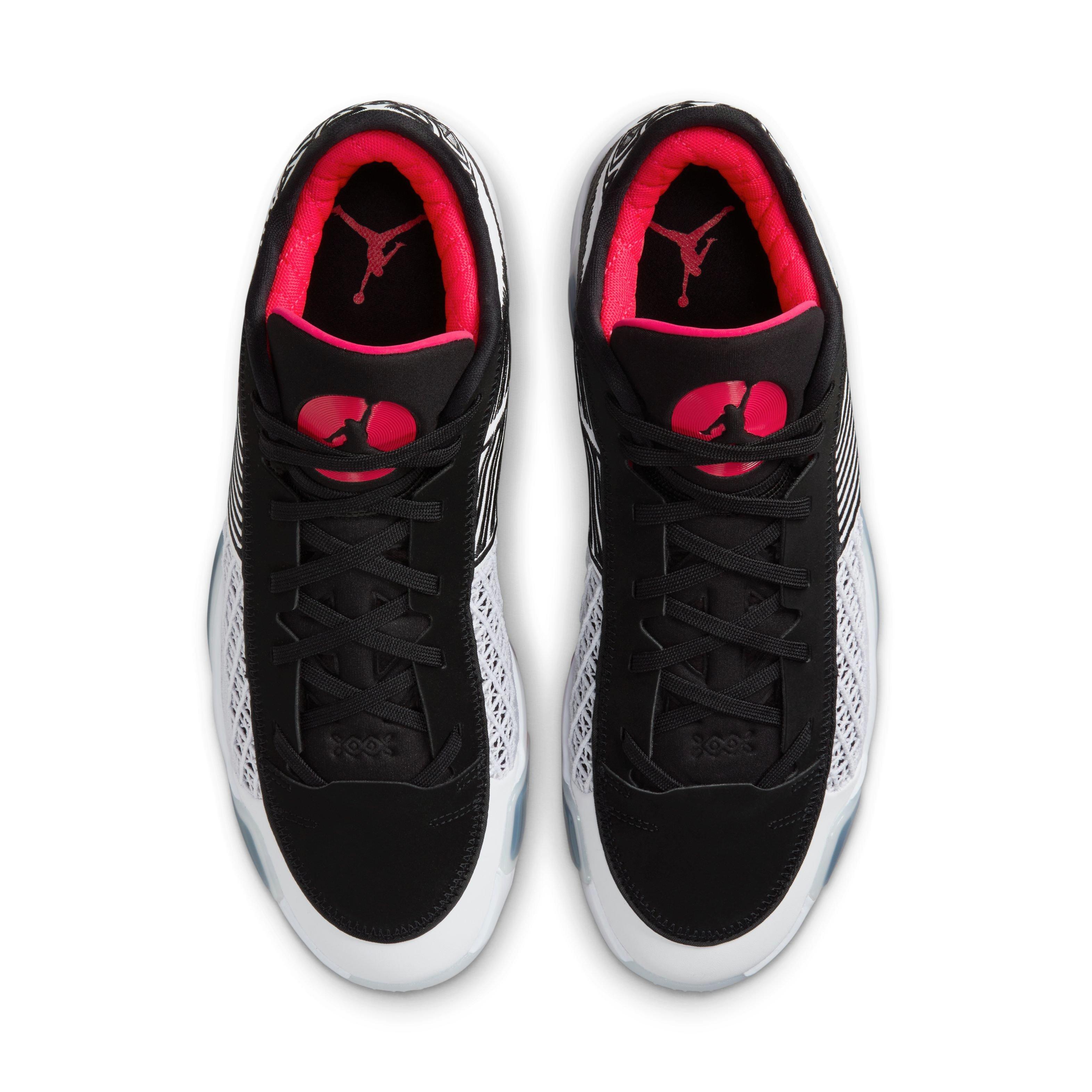 Jordan XXXVIII Low "Fundamental" Men's Basketball Shoe - WHITE/SIREN RED/BLACK Thumbnail View 9