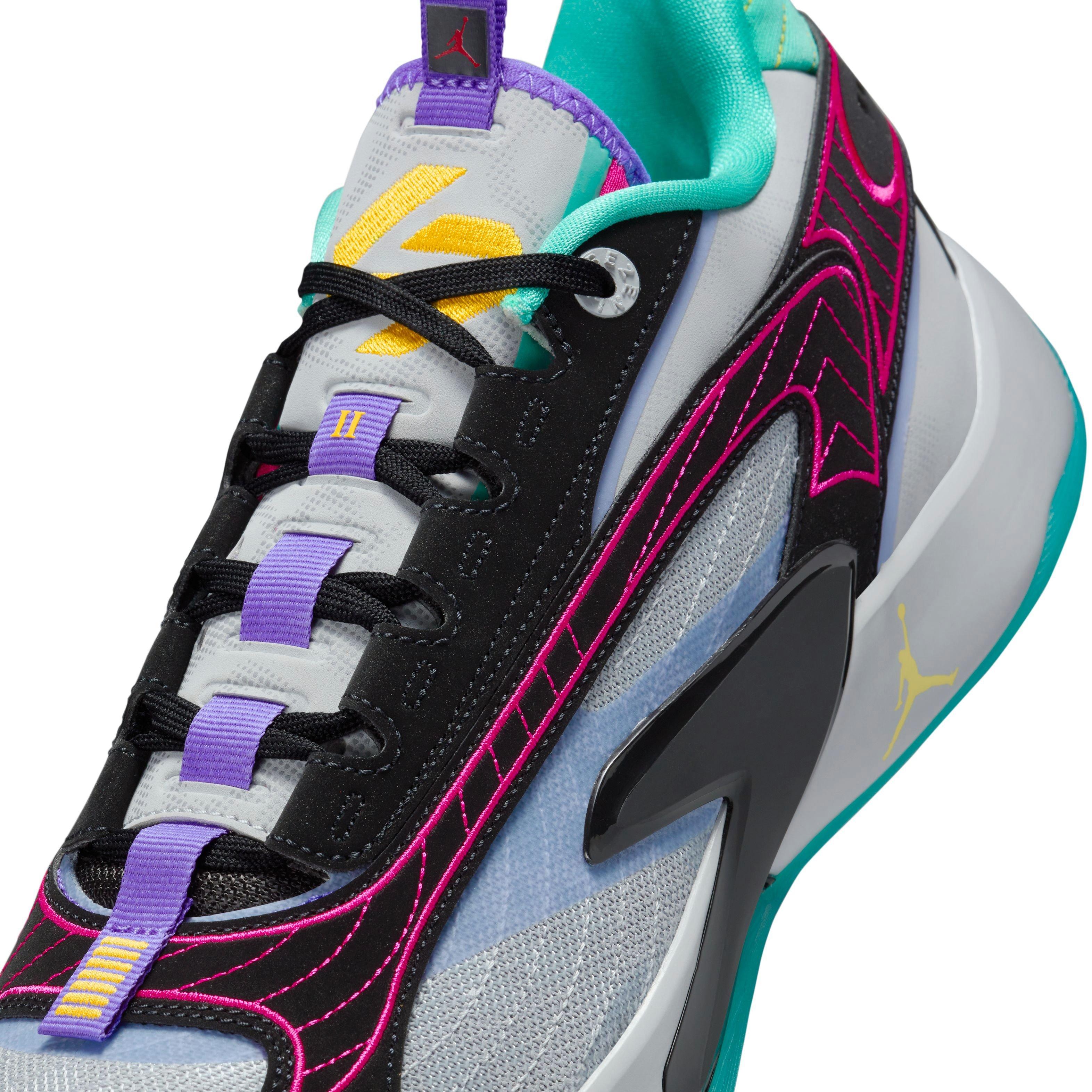 Jordan Luka 2 "Wolf Grey/Speed Yellow/Black" Men's Basketball Shoe - WOLF GREY/SPEED YELLOW/BLACK Thumbnail View 3